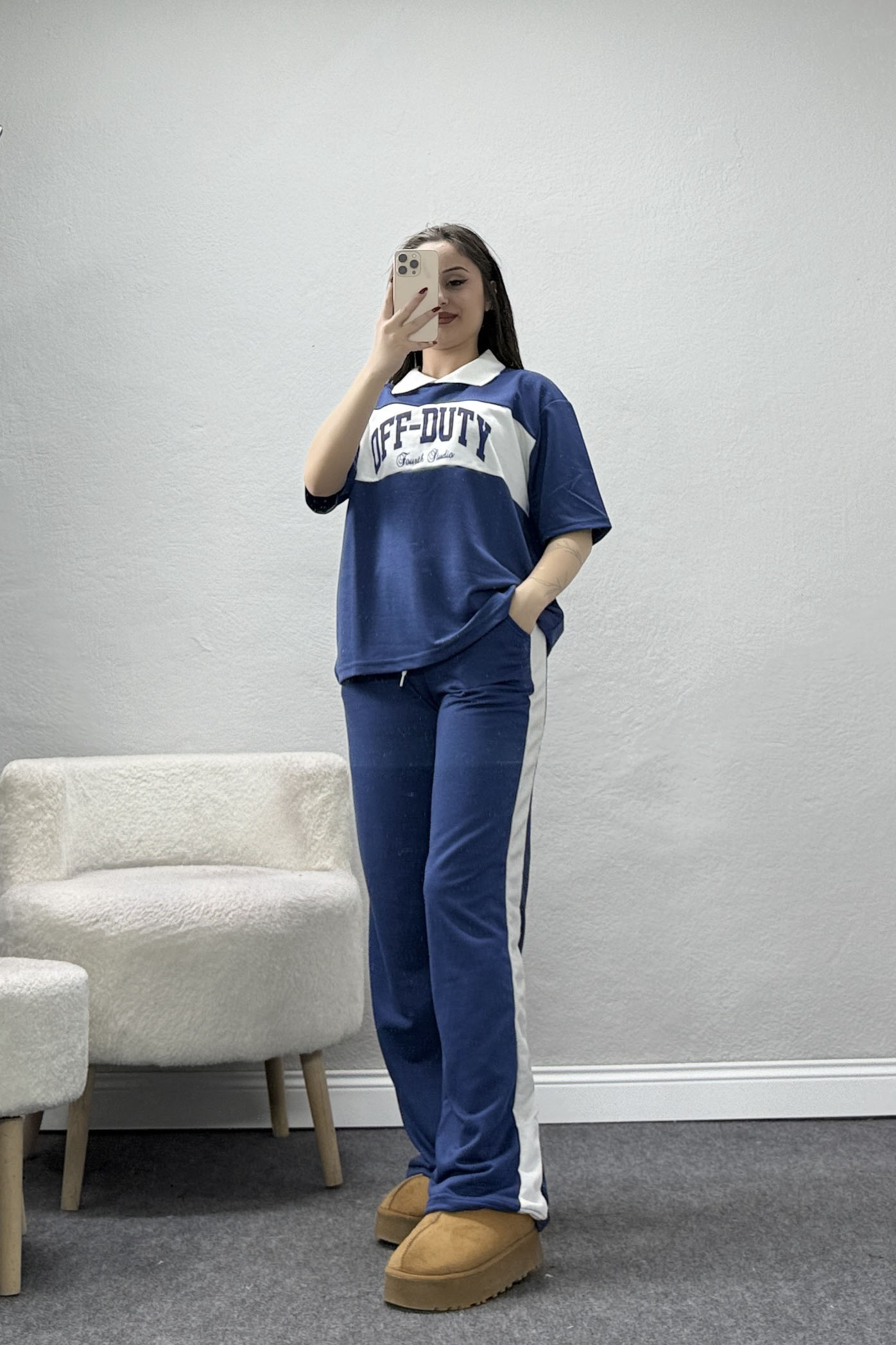 2 İplik Eşofman Takımı İndigo - 52280.1005.