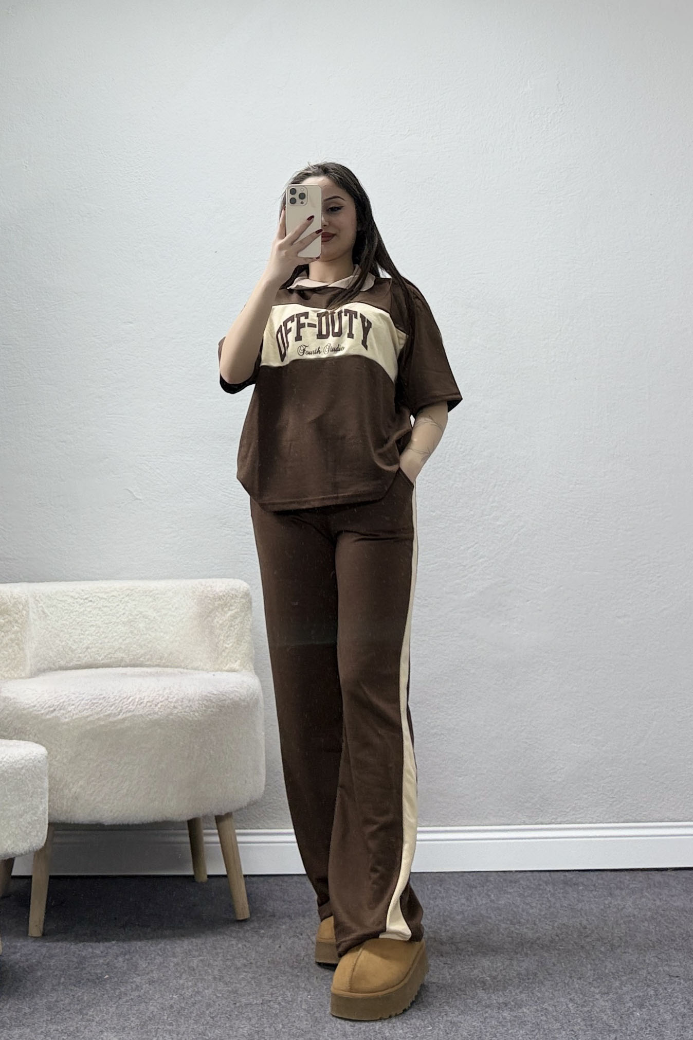 2 İplik Eşofman Takımı Kahve - 52280.1005.