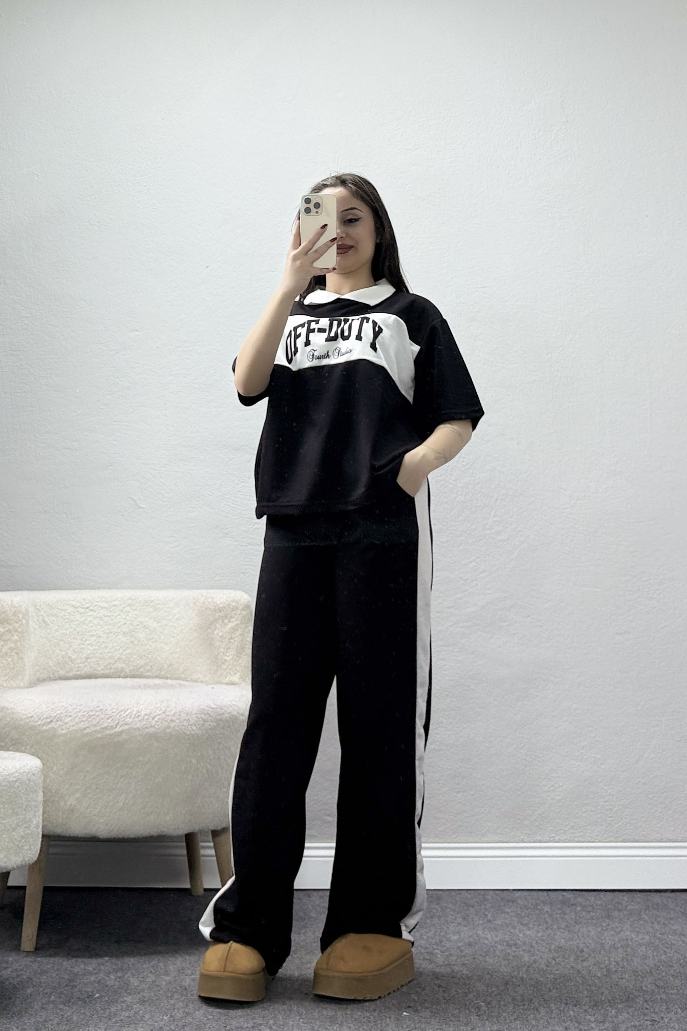 2 İplik Eşofman Takımı Siyah - 52280.1005.