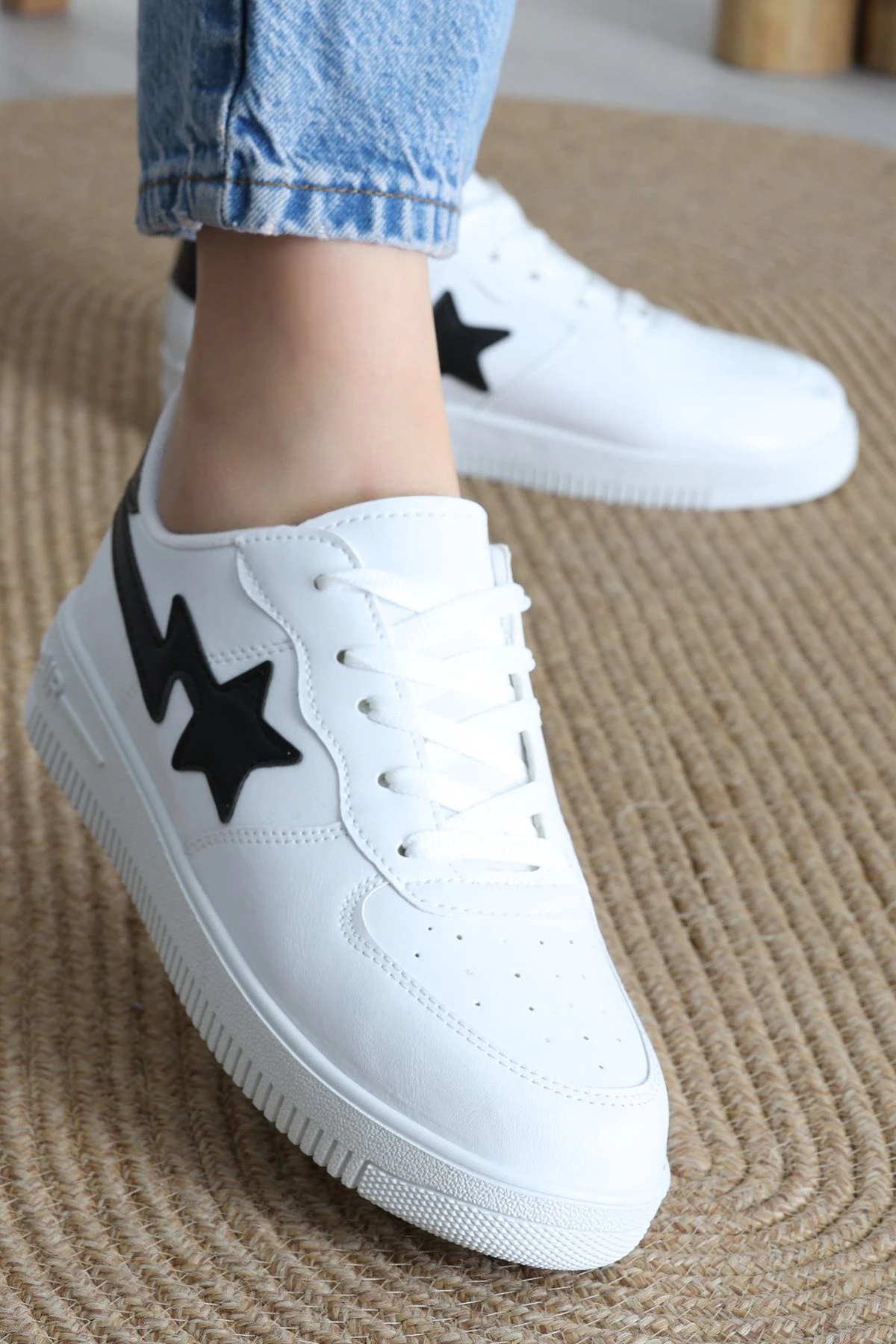 Günlük Ayakkabı Beyazsiyah - 12149.264.