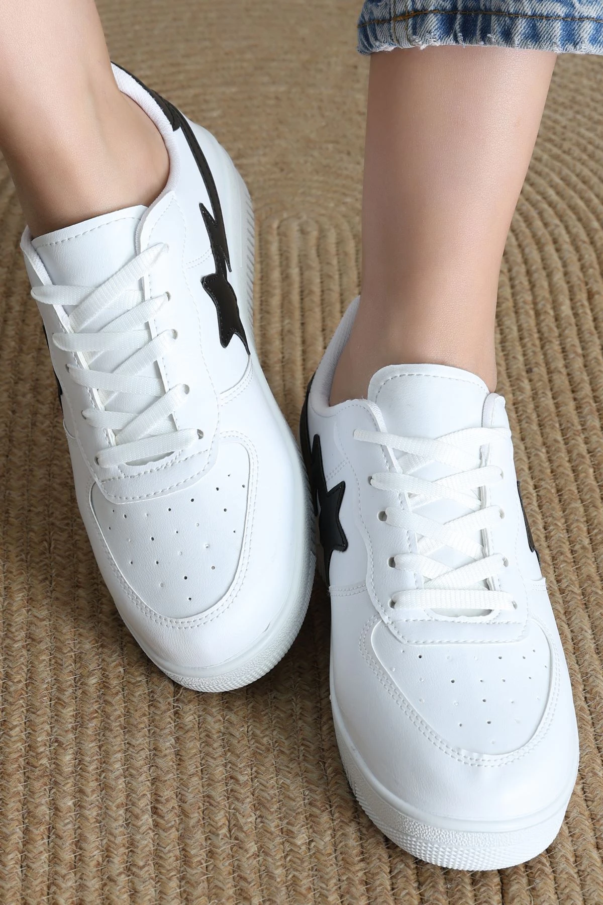 Günlük Ayakkabı Beyazsiyah - 12149.264.