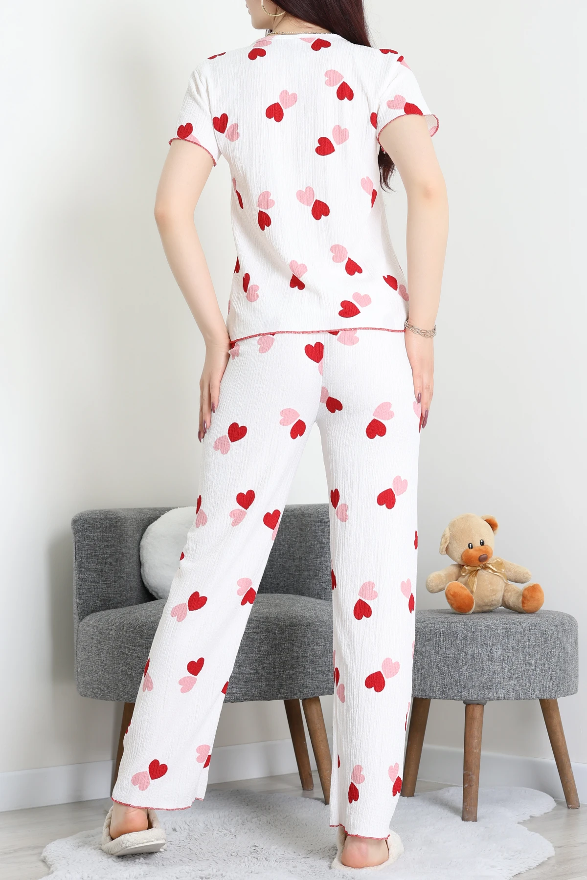 Bisiklet Yaka Fırfırlı Takım Büyükkalp - 158.1287.