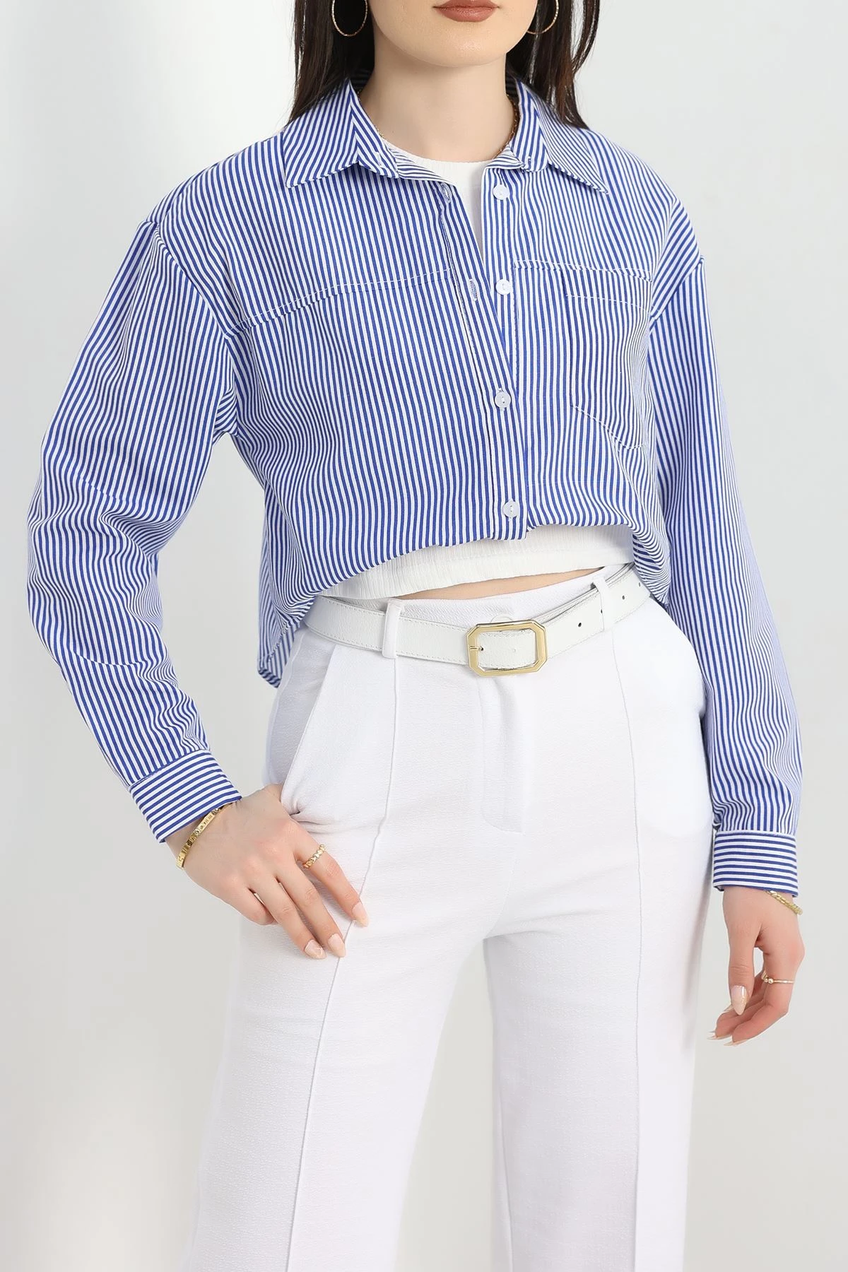 Atletli Çizgili Gömlek Saksçizgili - 1696.179.