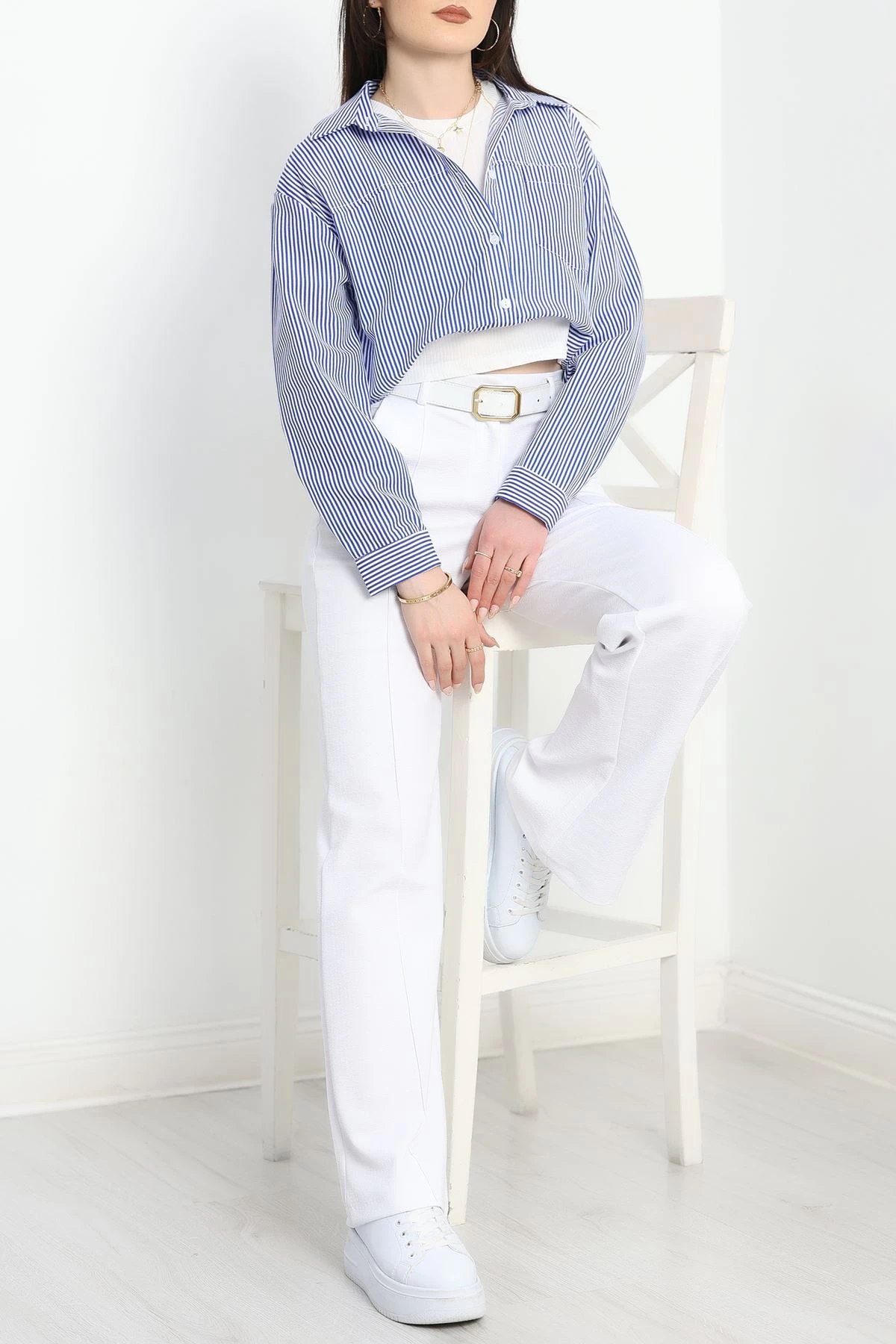 Atletli Çizgili Gömlek Saksçizgili - 1696.179.