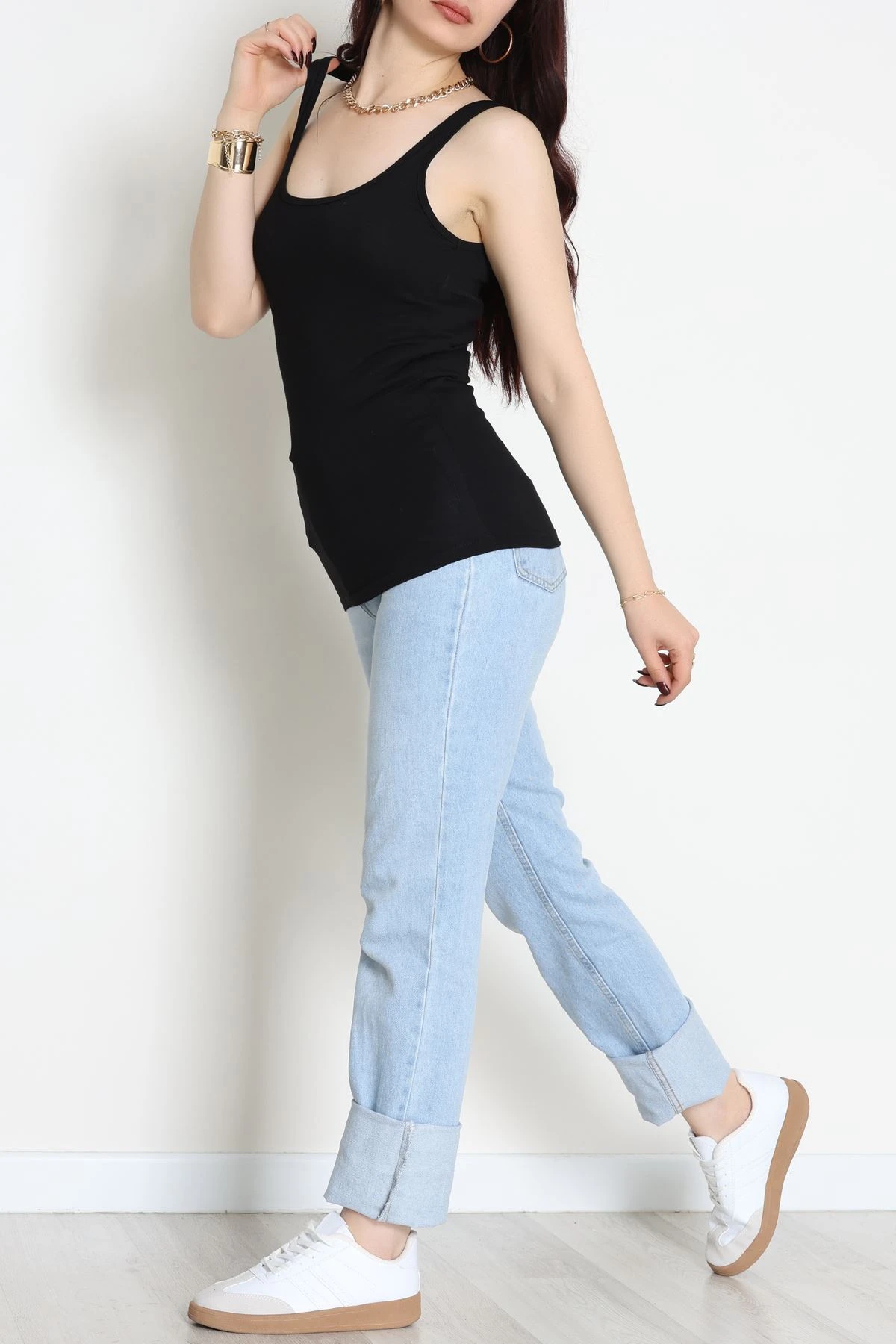 Kalın Askılı Atlet Siyah - 19057.200.