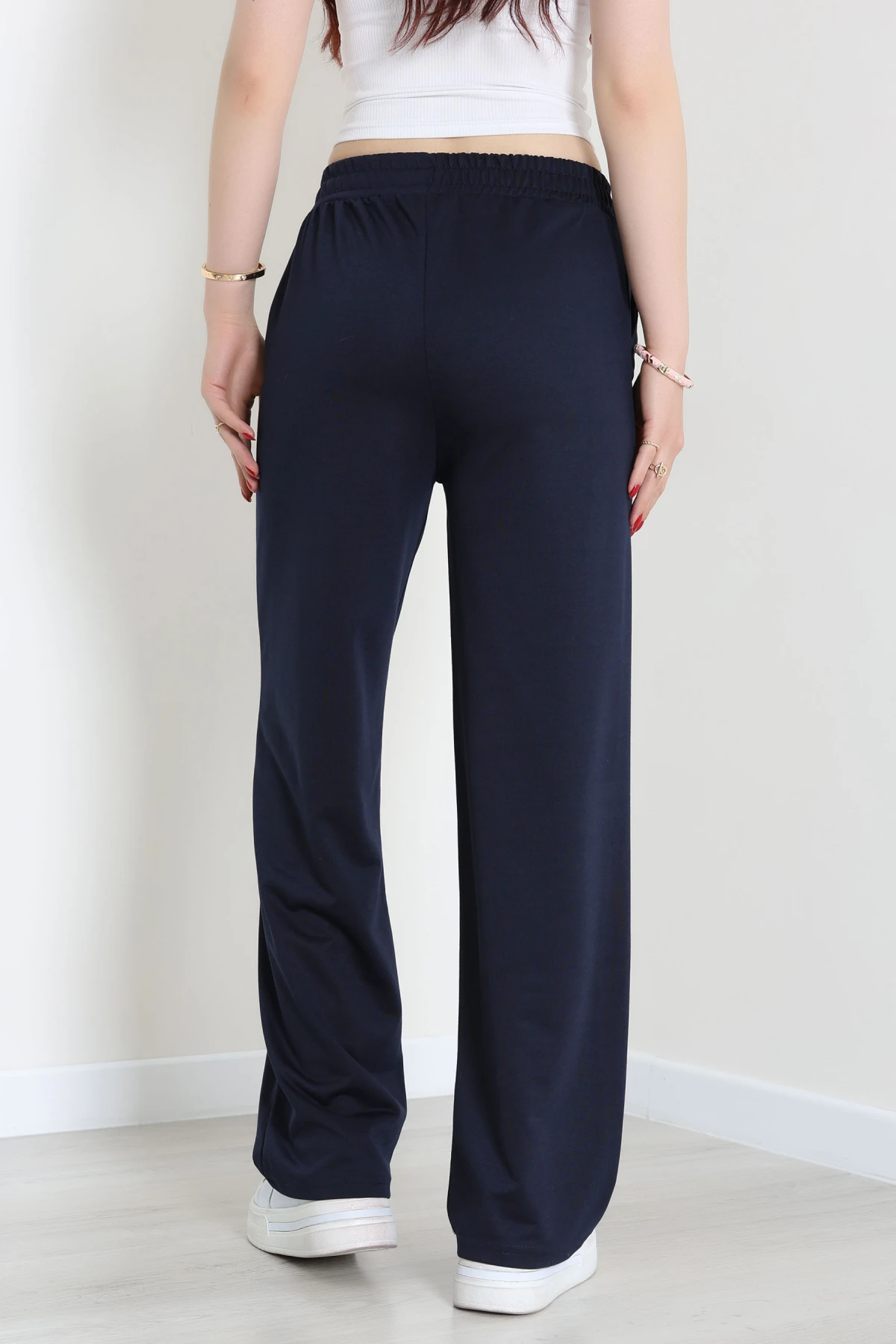 2 İplik Penye Eşofman Altı Lacivert - 20281.1878.