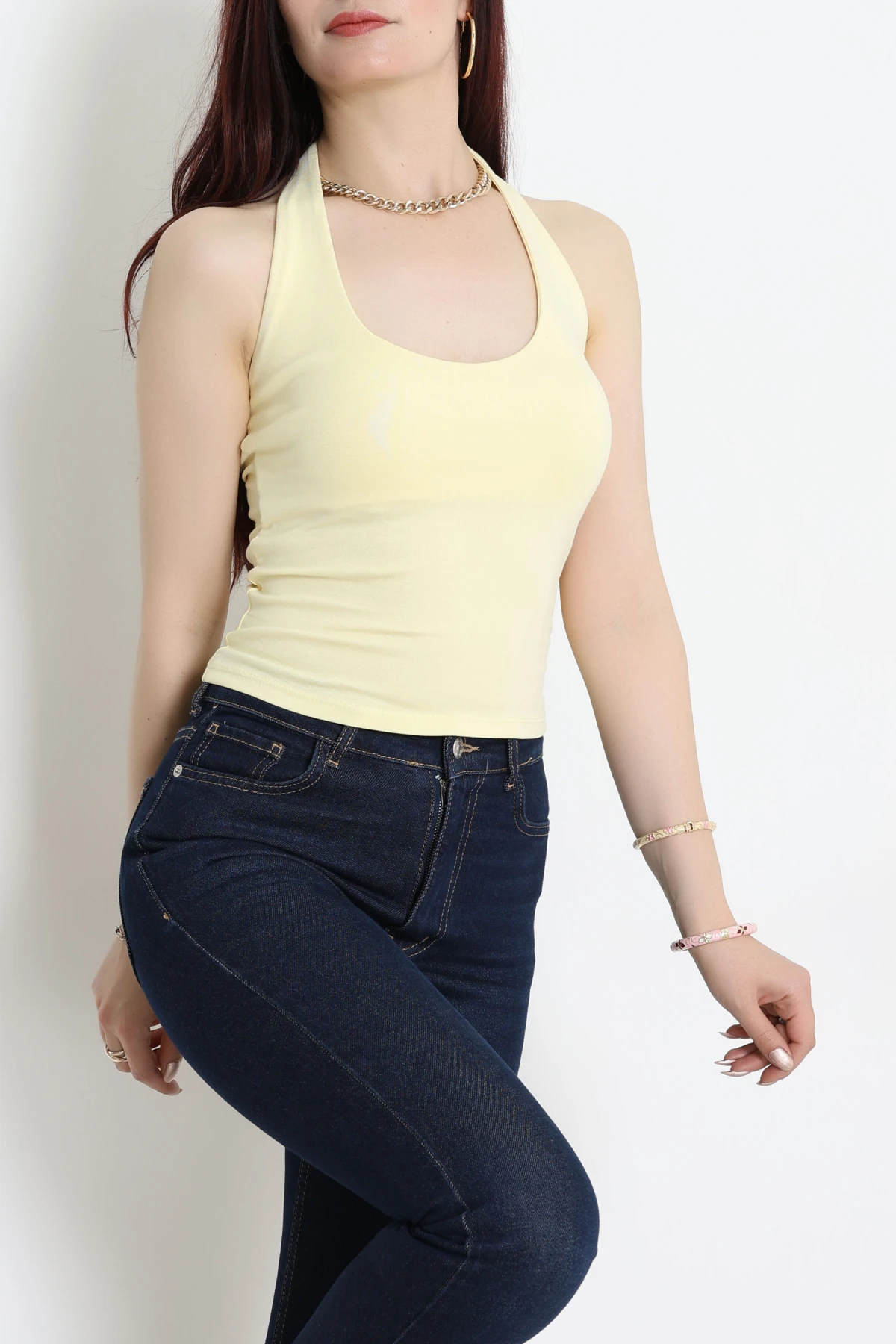 Boyundan Geçmeli Atlet Sarı - 22054.200.