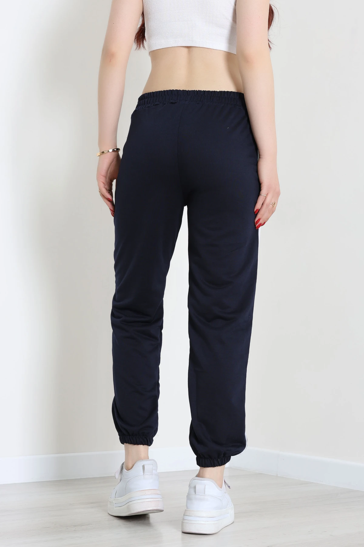 2 İplik Biyeli Eşofman Altı Lacivert - 30105.1878.