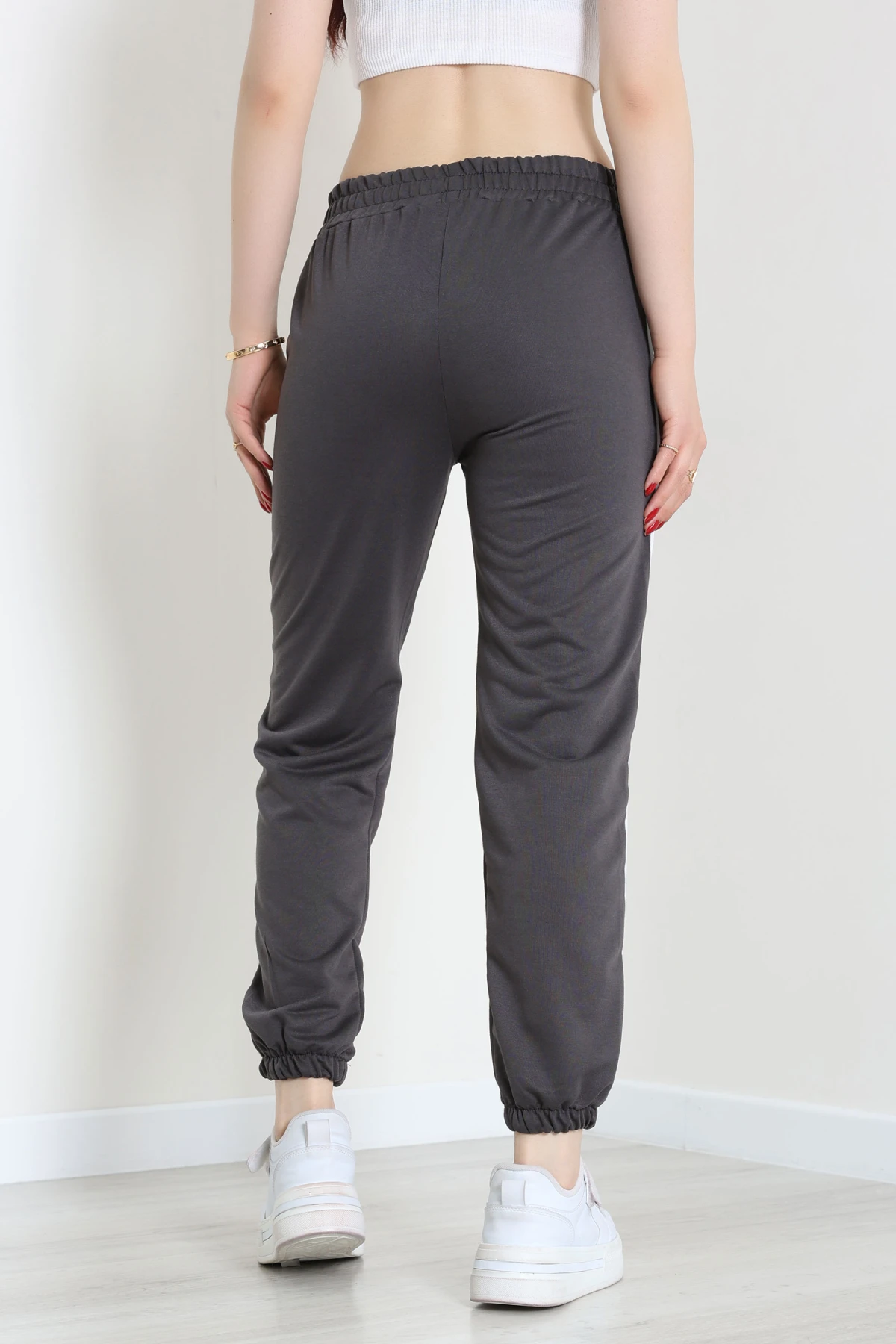 2 İplik Biyeli Eşofman Altı Antrasit - 30105.1878.