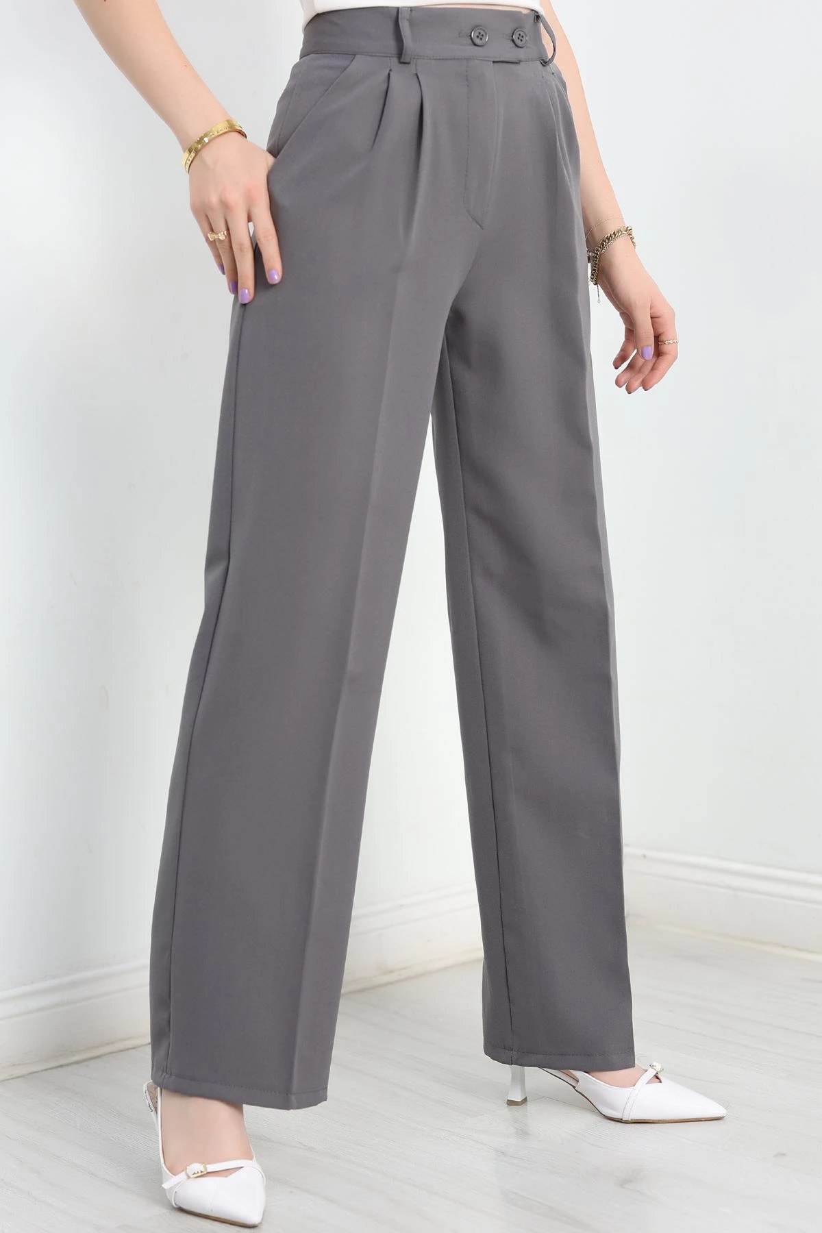 Bel Lastikli Palazzo Pantolon Dumangri - 30388.1397.