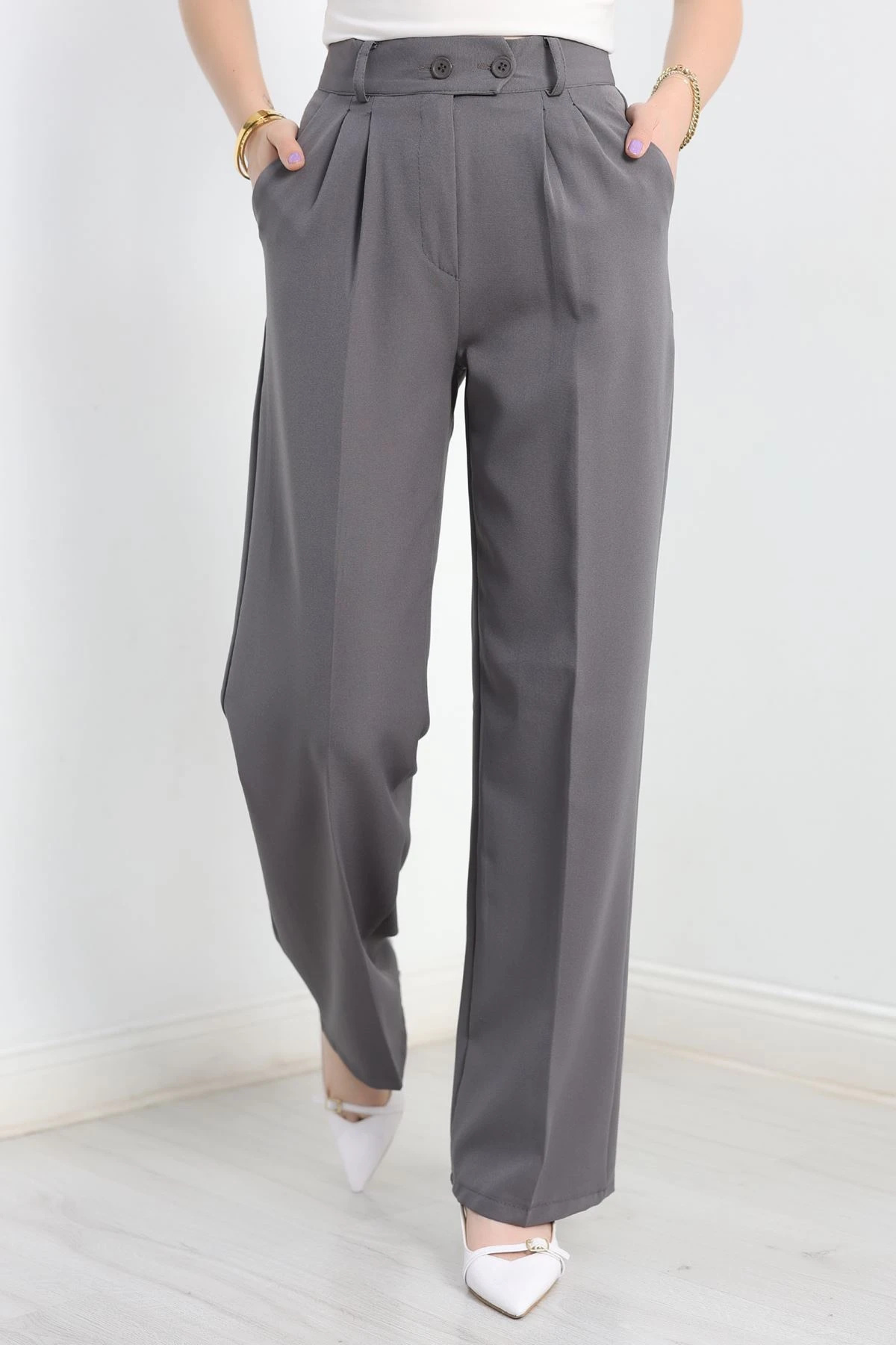 Bel Lastikli Palazzo Pantolon Dumangri - 30388.1397.