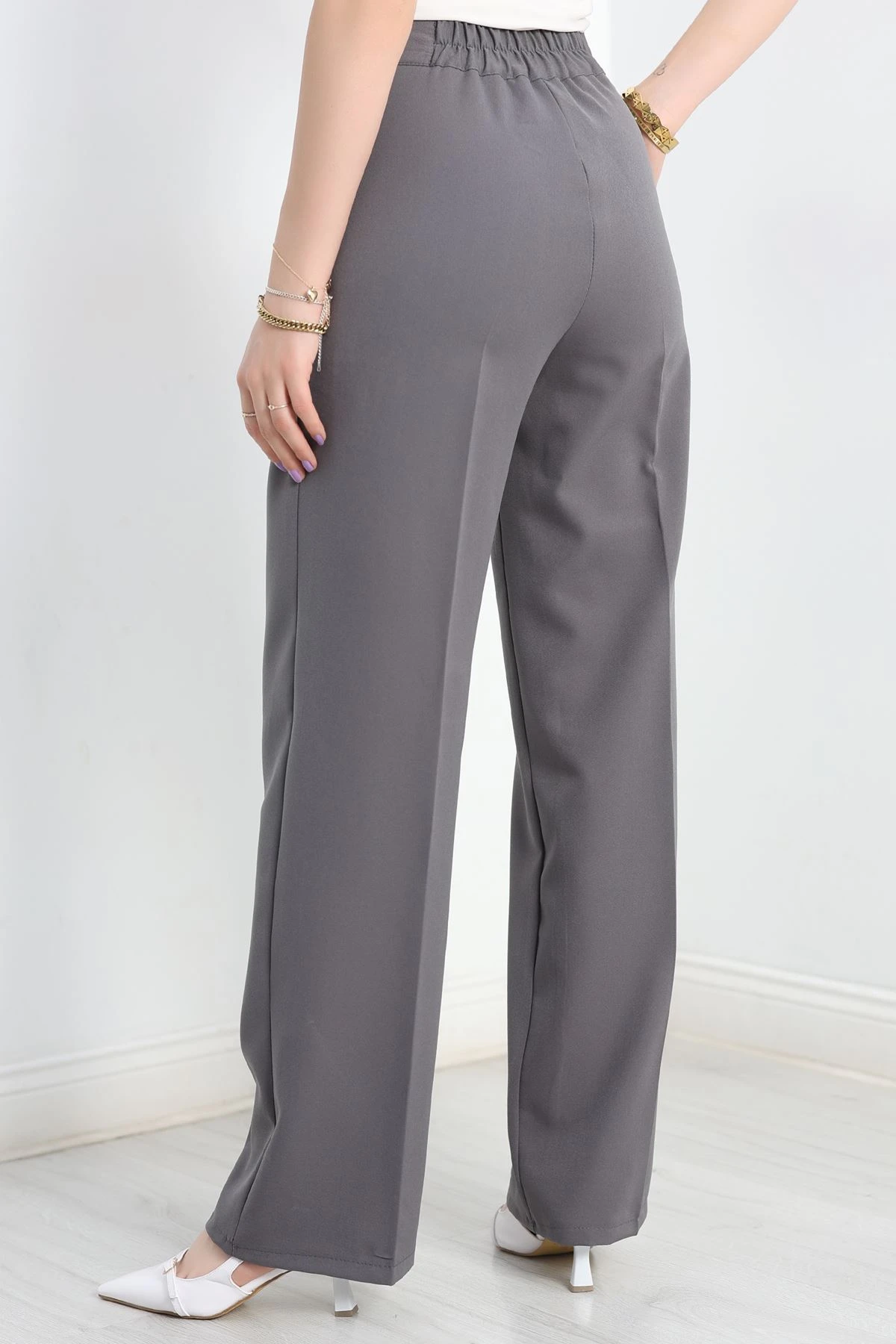 Bel Lastikli Palazzo Pantolon Dumangri - 30388.1397.