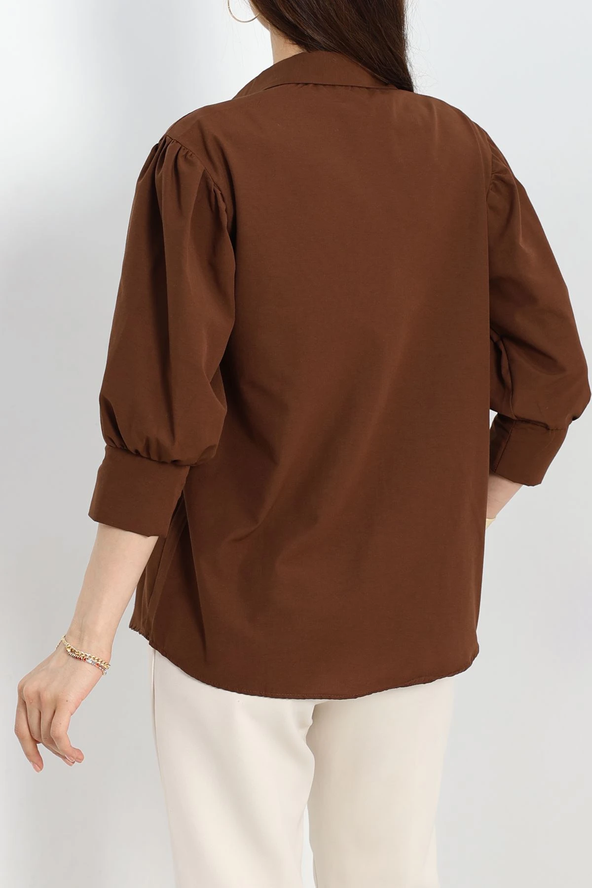 Balon Kol Gömlek Kahve - 30839.1949.