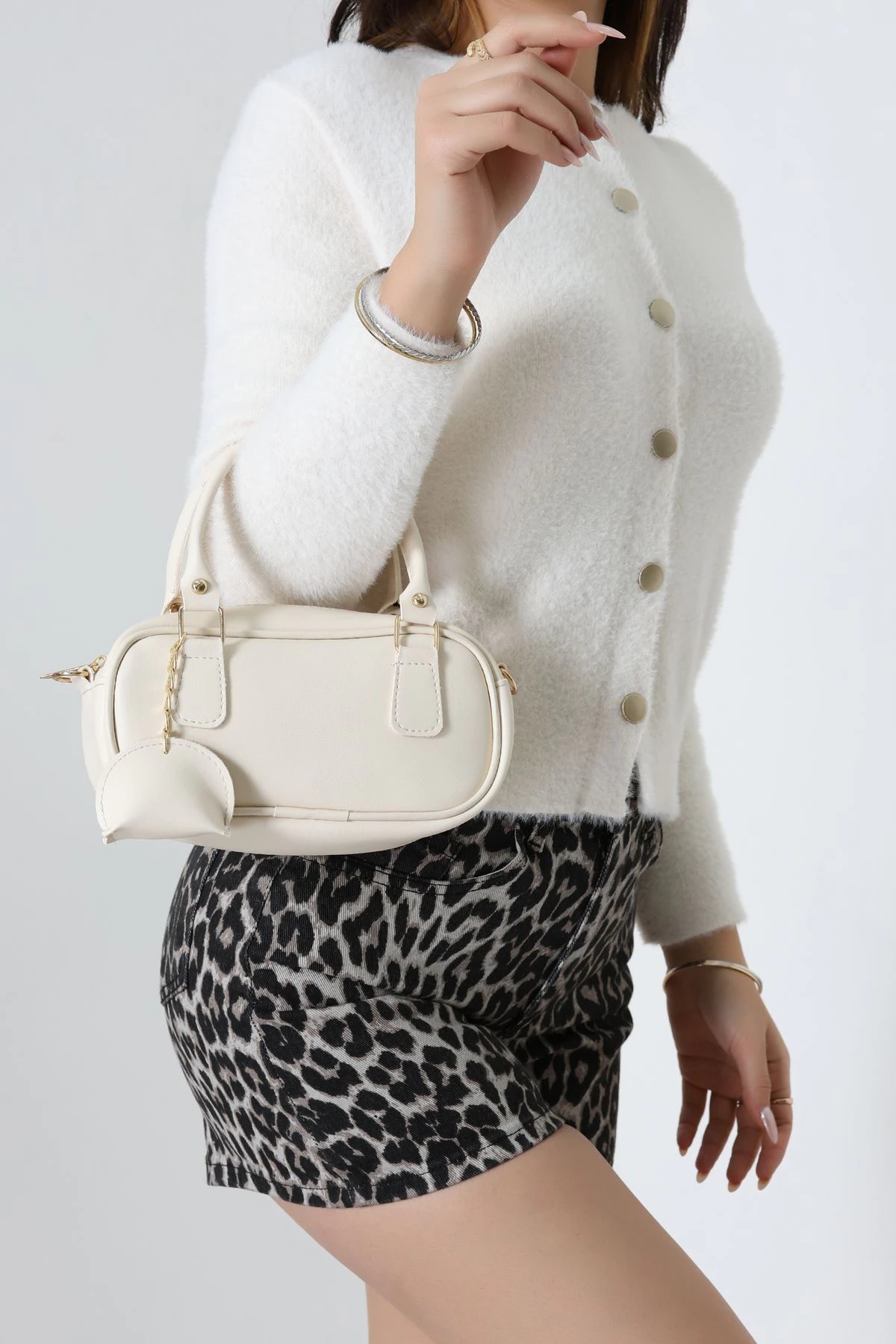 Askılı Çanta Krem - 31259.2063.