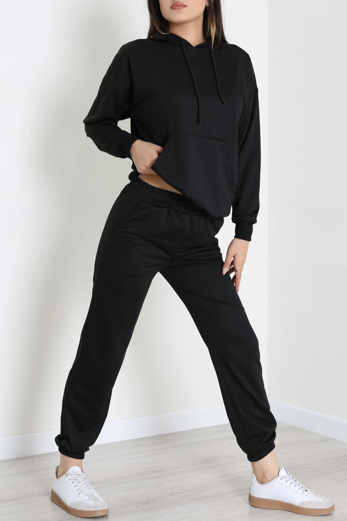 2 İplik Eşofman Takımı Siyah - 31308.1878.