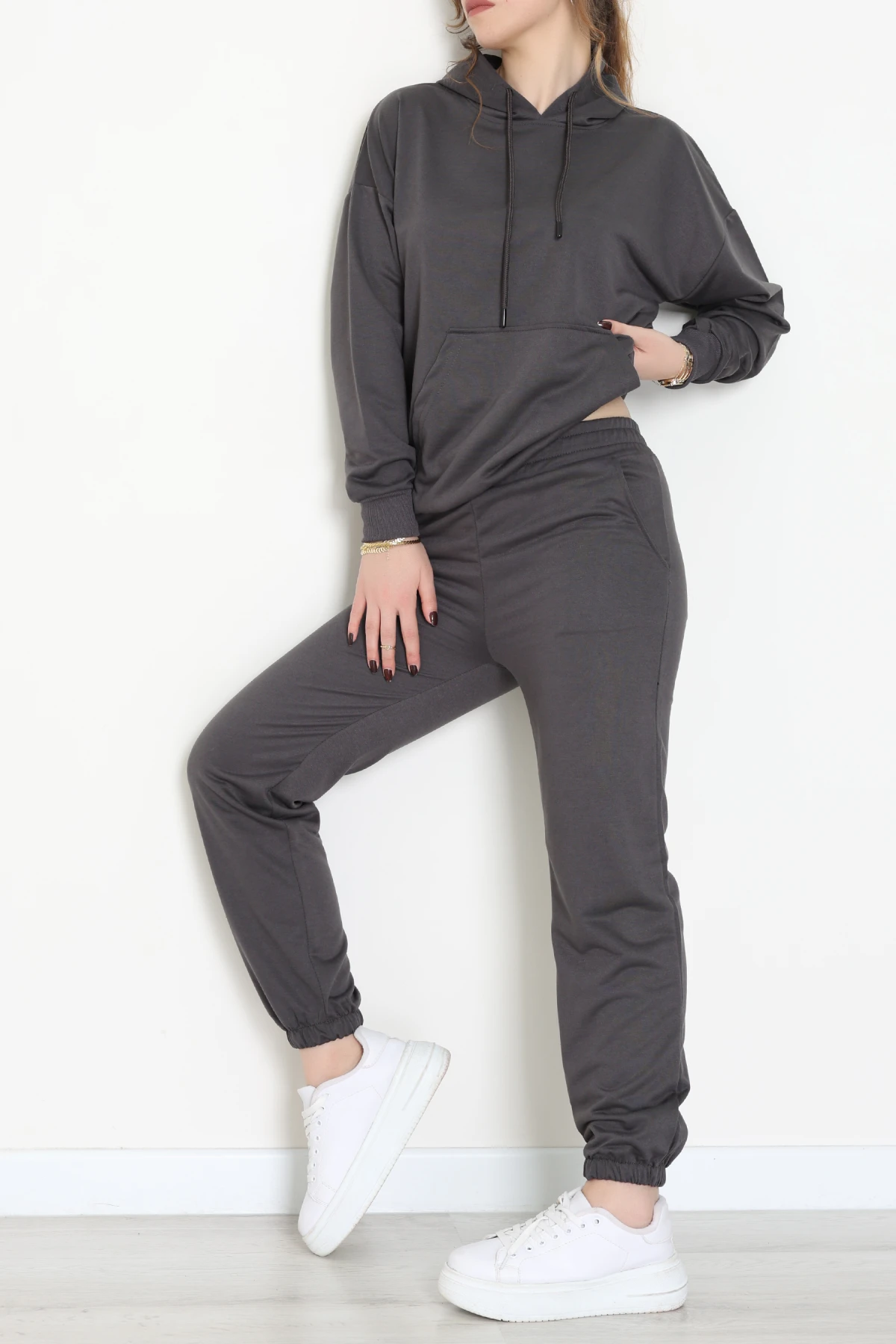 2 İplik Eşofman Takımı Antrasit - 31308.1878.