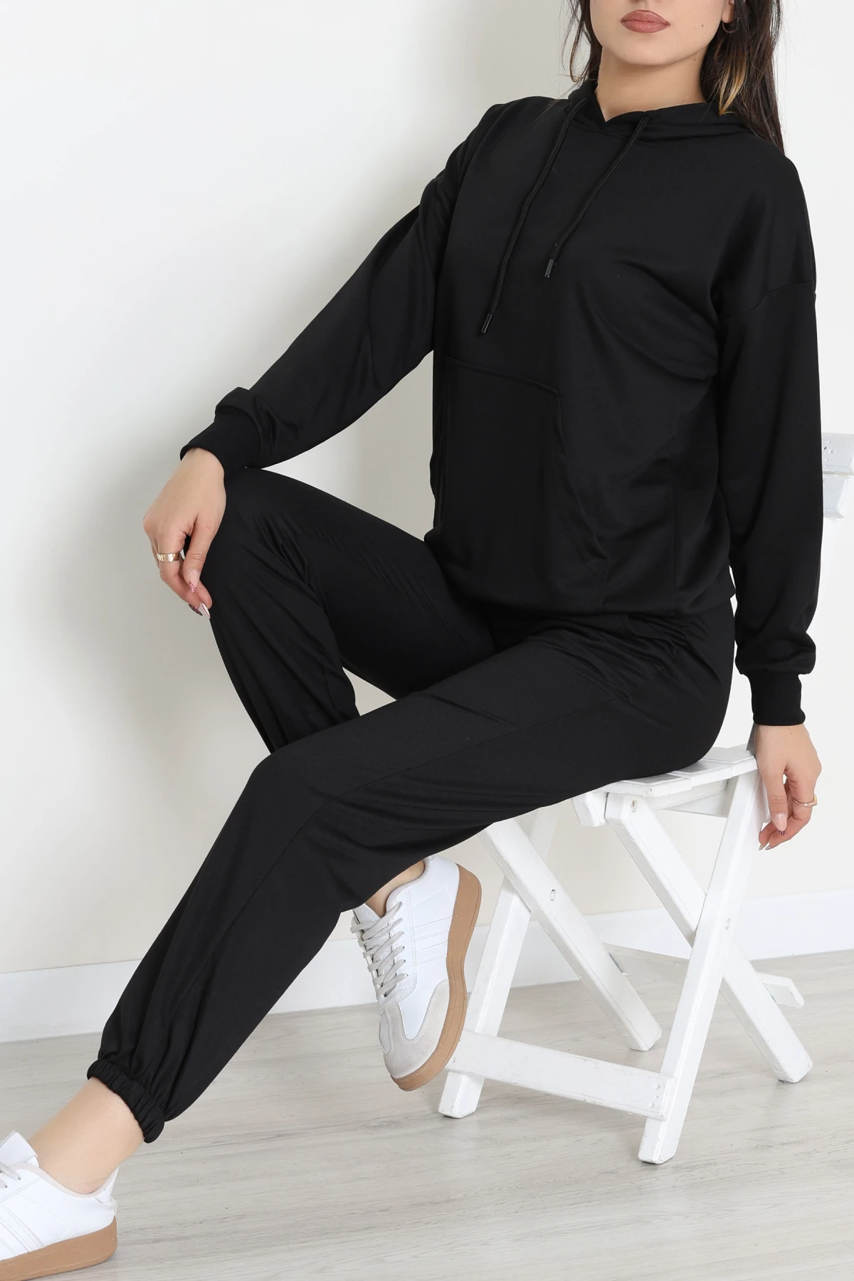 2 İplik Eşofman Takımı Siyah - 31308.1878.