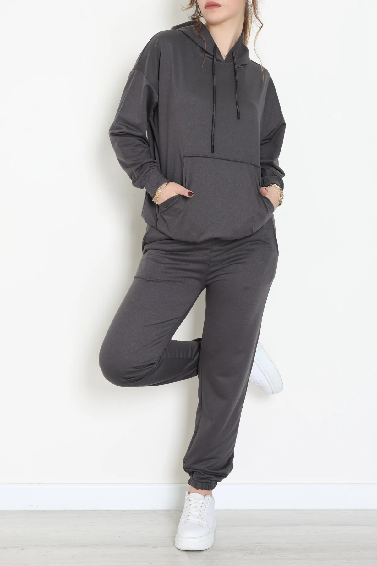 2 İplik Eşofman Takımı Antrasit - 31308.1878.