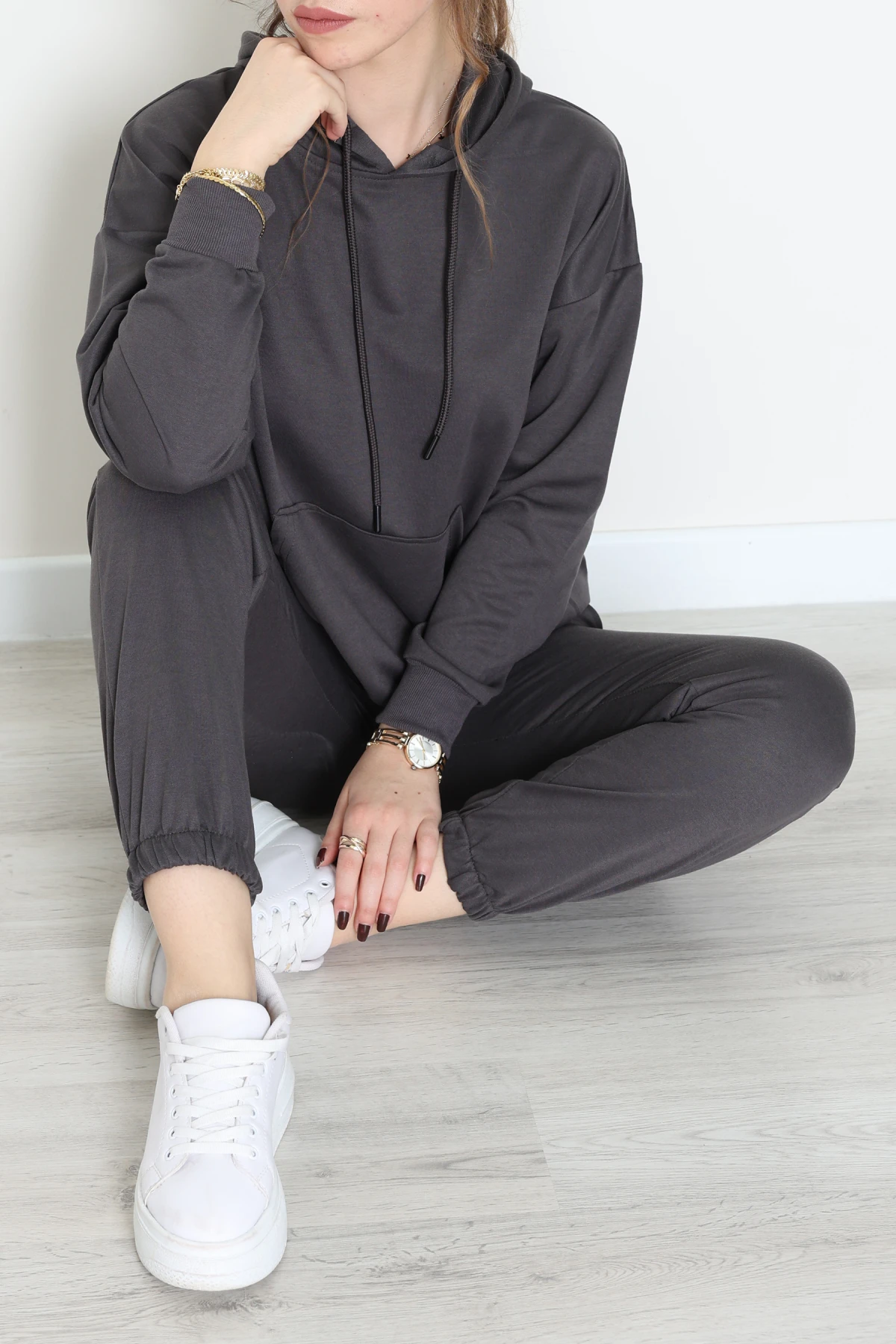 2 İplik Eşofman Takımı Antrasit - 31308.1878.