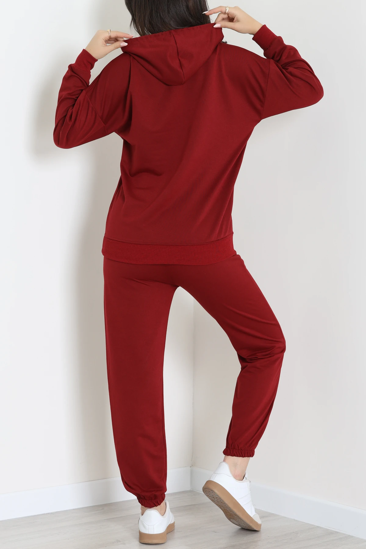 2 İplik Eşofman Takımı Bordo - 31308.1878.