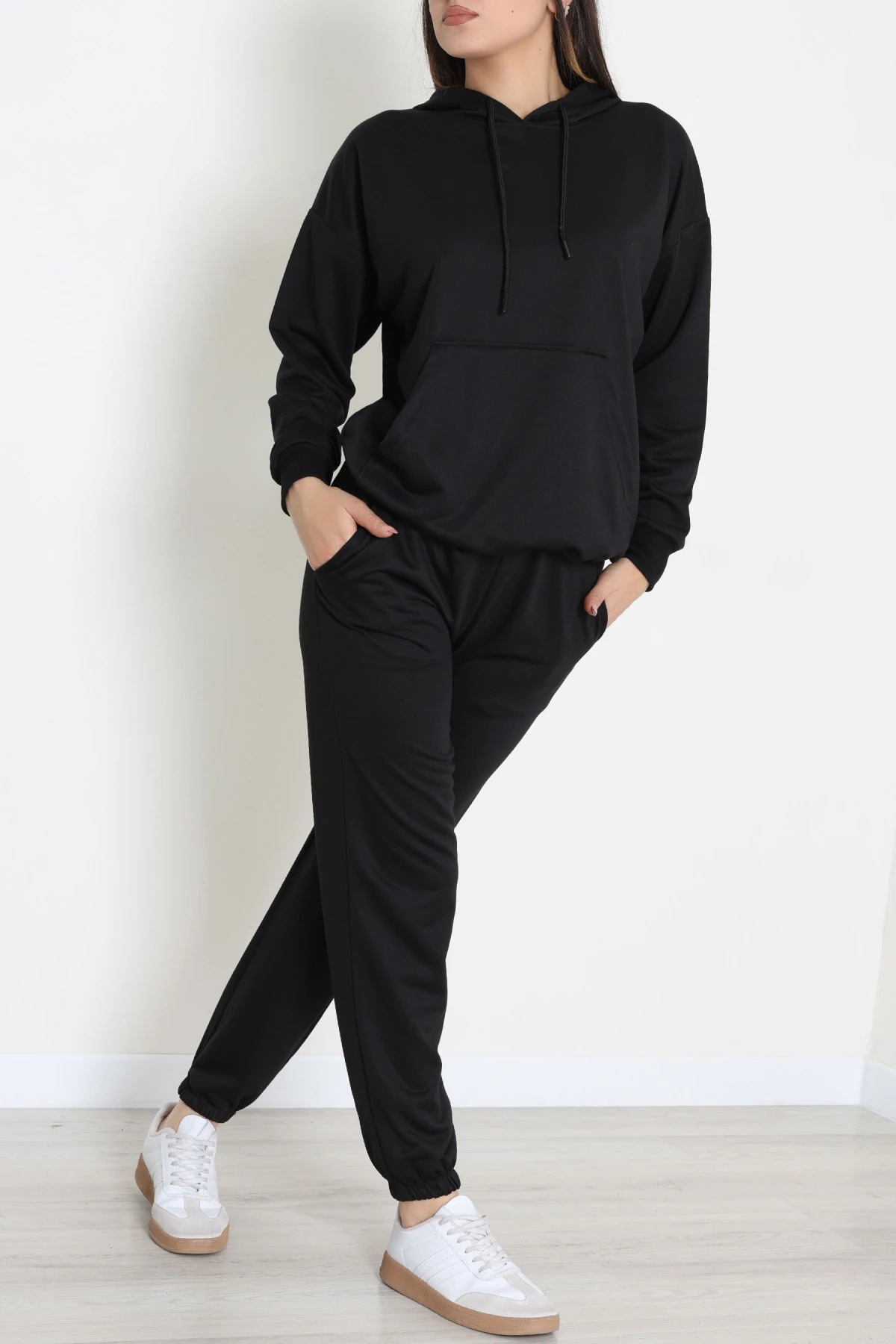 2 İplik Eşofman Takımı Siyah - 31308.1878.