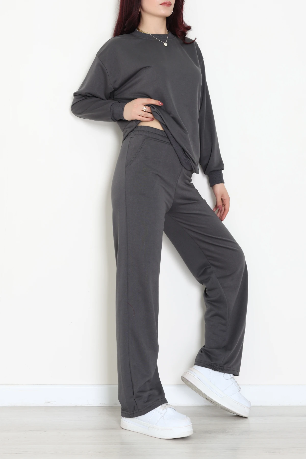 2 İplik Eşofman Takımı Antrasit - 31309.1878.