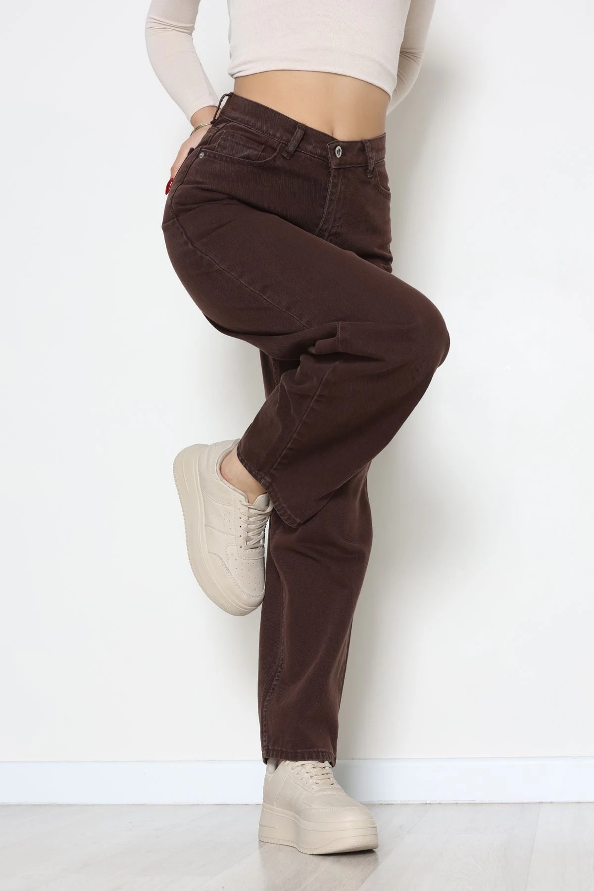 Baggy Kot Pantolon Kahve - 31536.2088.