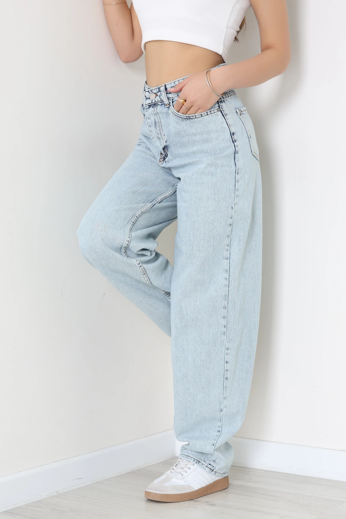 Baggy Kot Pantolon Buzmavi - 31536.2088.