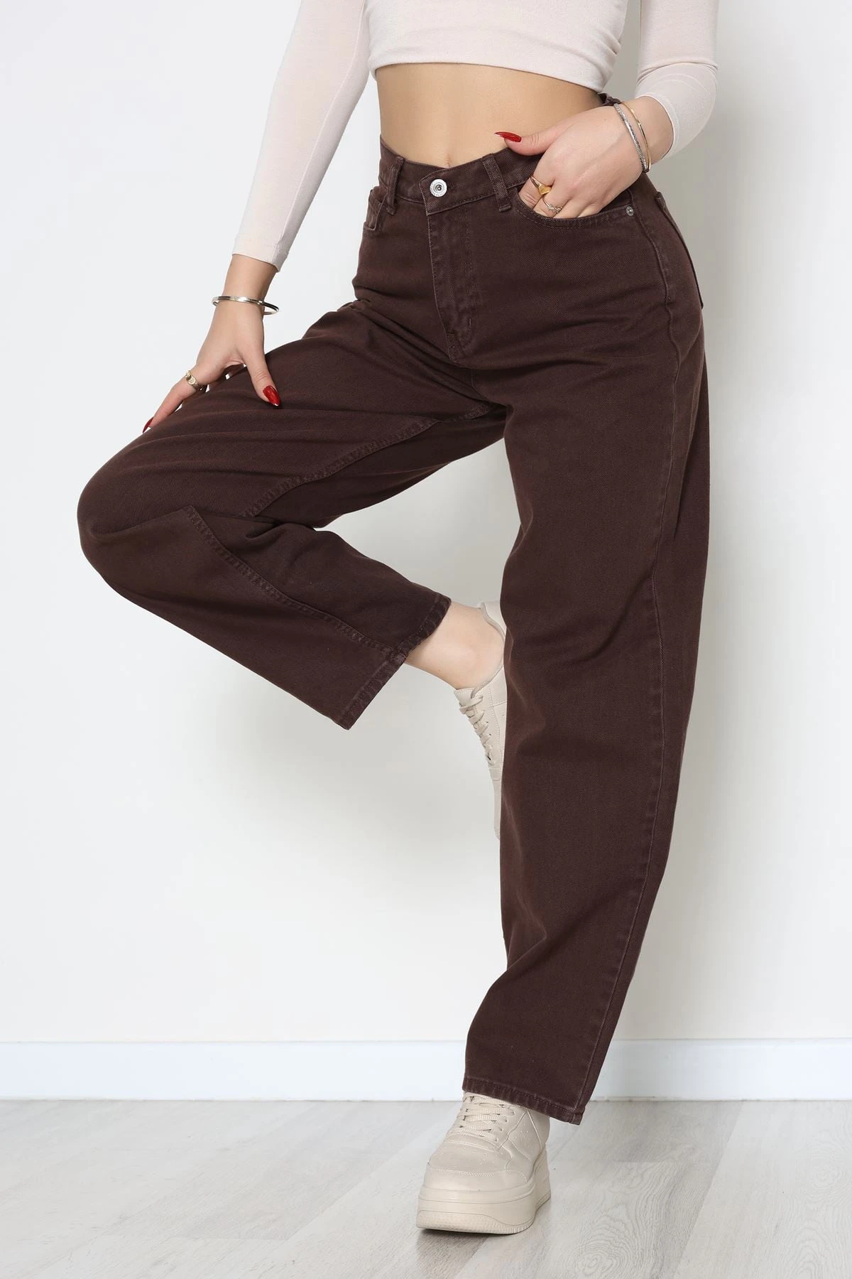 Baggy Kot Pantolon Kahve - 31536.2088.