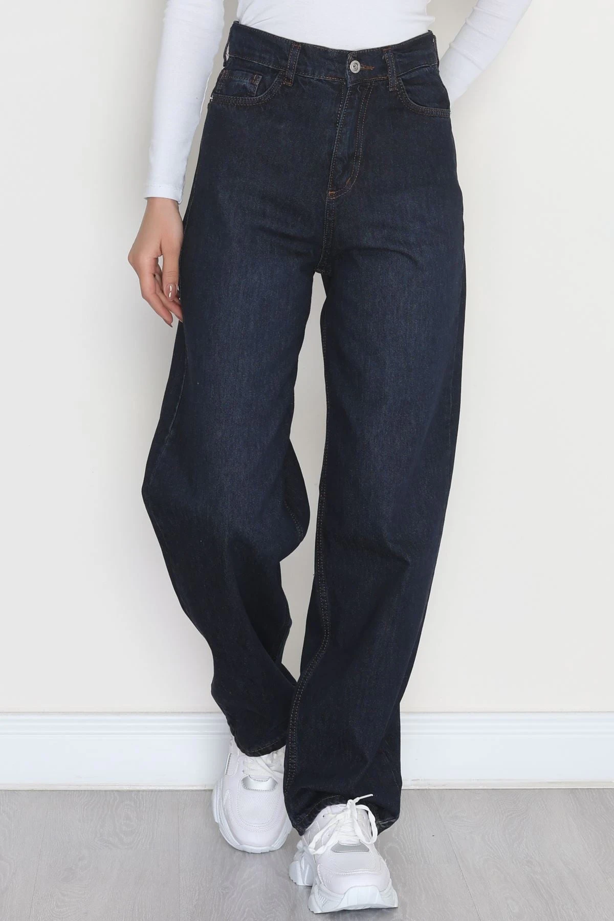 Baggy Kot Pantolon Lacivert - 31536.2088.