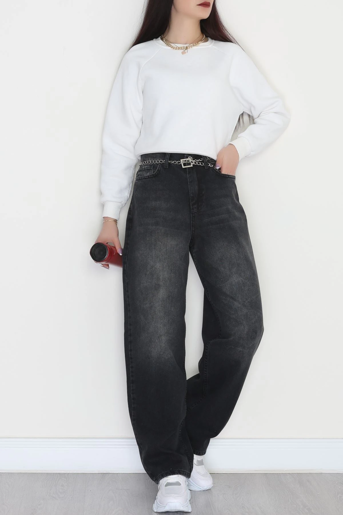 Baggy Kot Pantolon Koyufüme - 31536.2088.