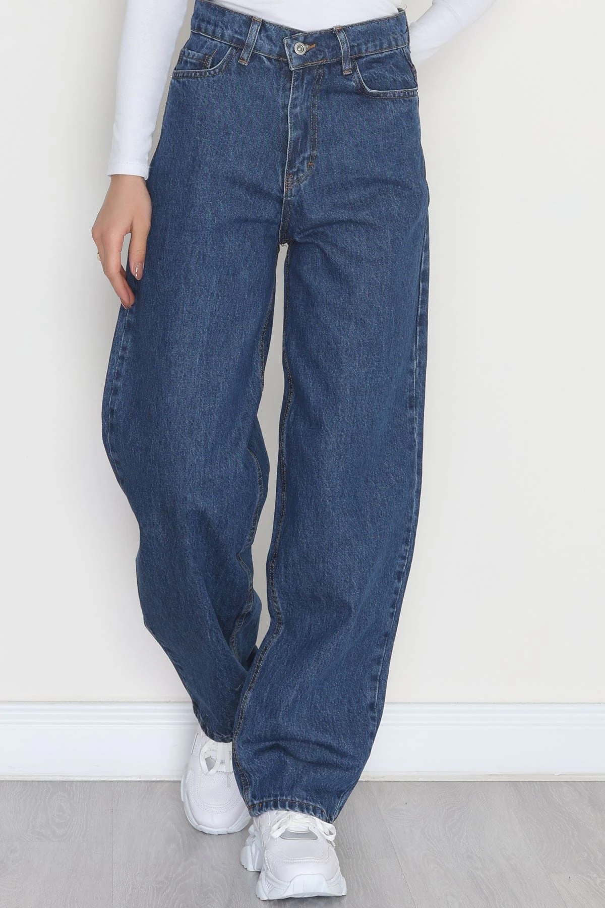 Baggy Kot Pantolon Mavi1 - 31536.2088.