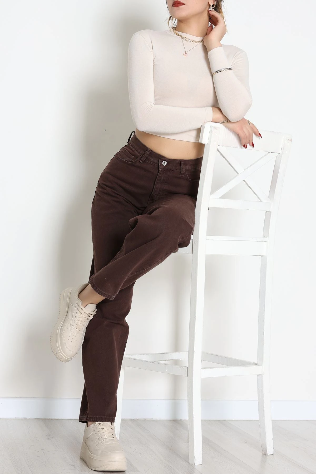 Baggy Kot Pantolon Kahve - 31536.2088.