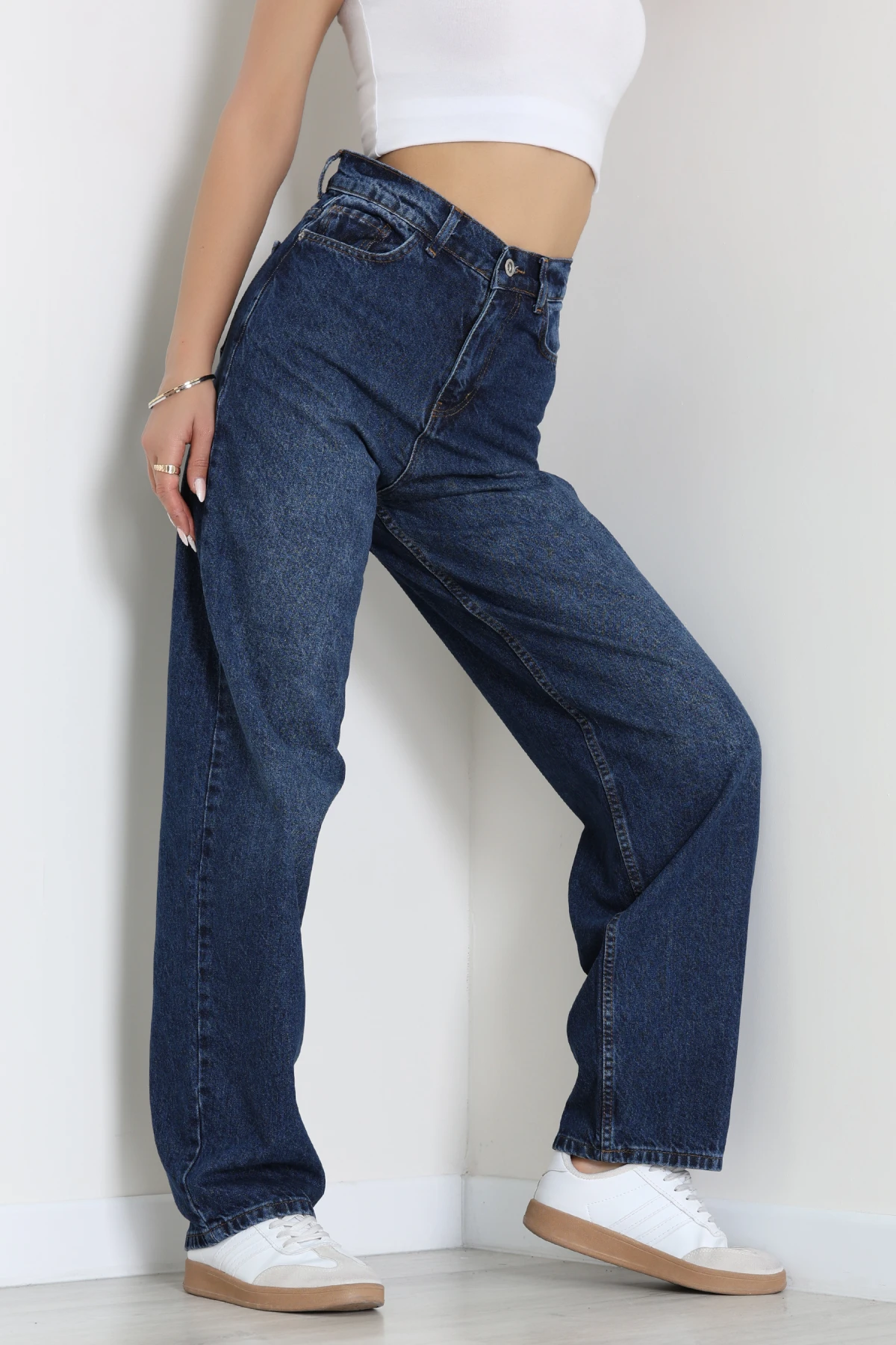 Baggy Kot Pantolon Mavi - 31536.2088.