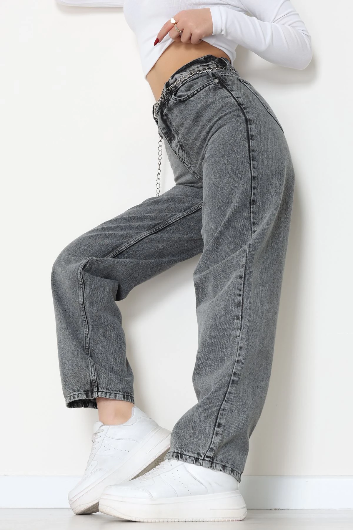Baggy Kot Pantolon Gray - 31536.2088.