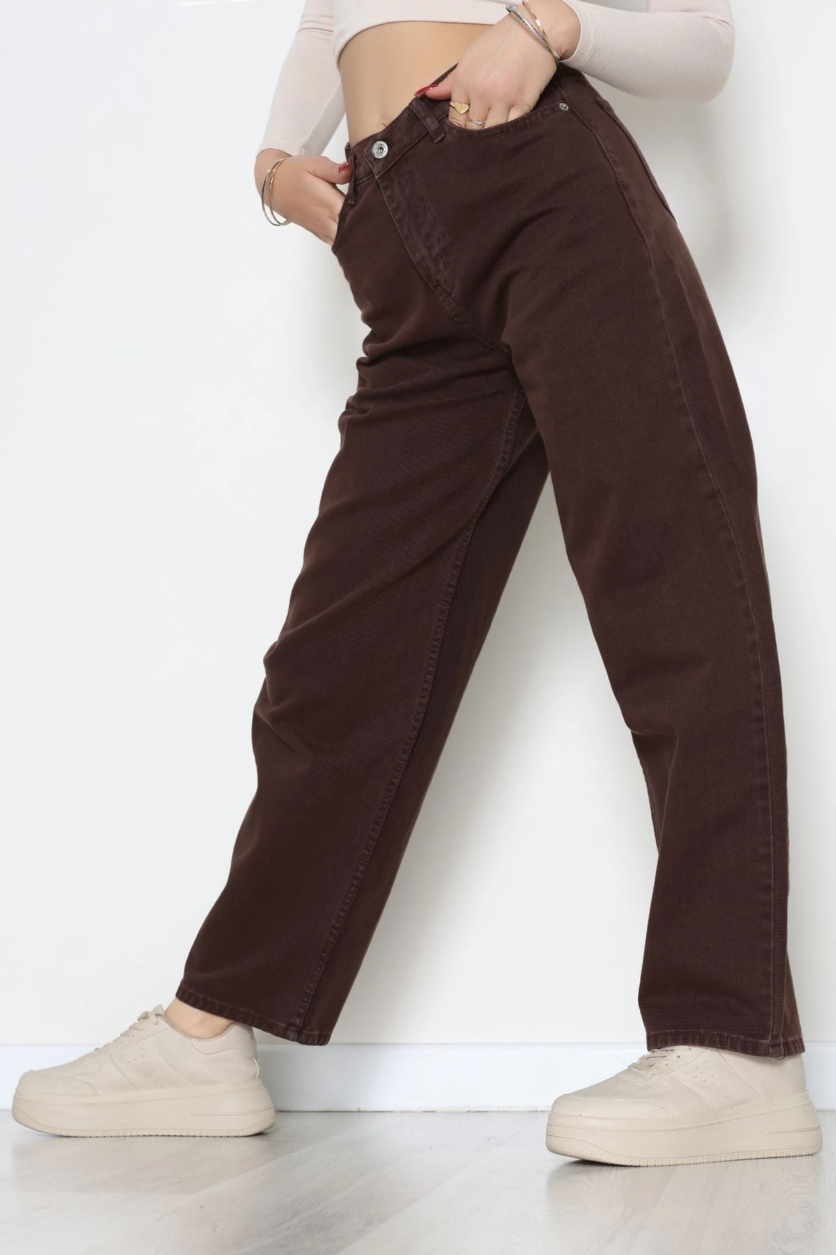 Baggy Kot Pantolon Kahve - 31536.2088.