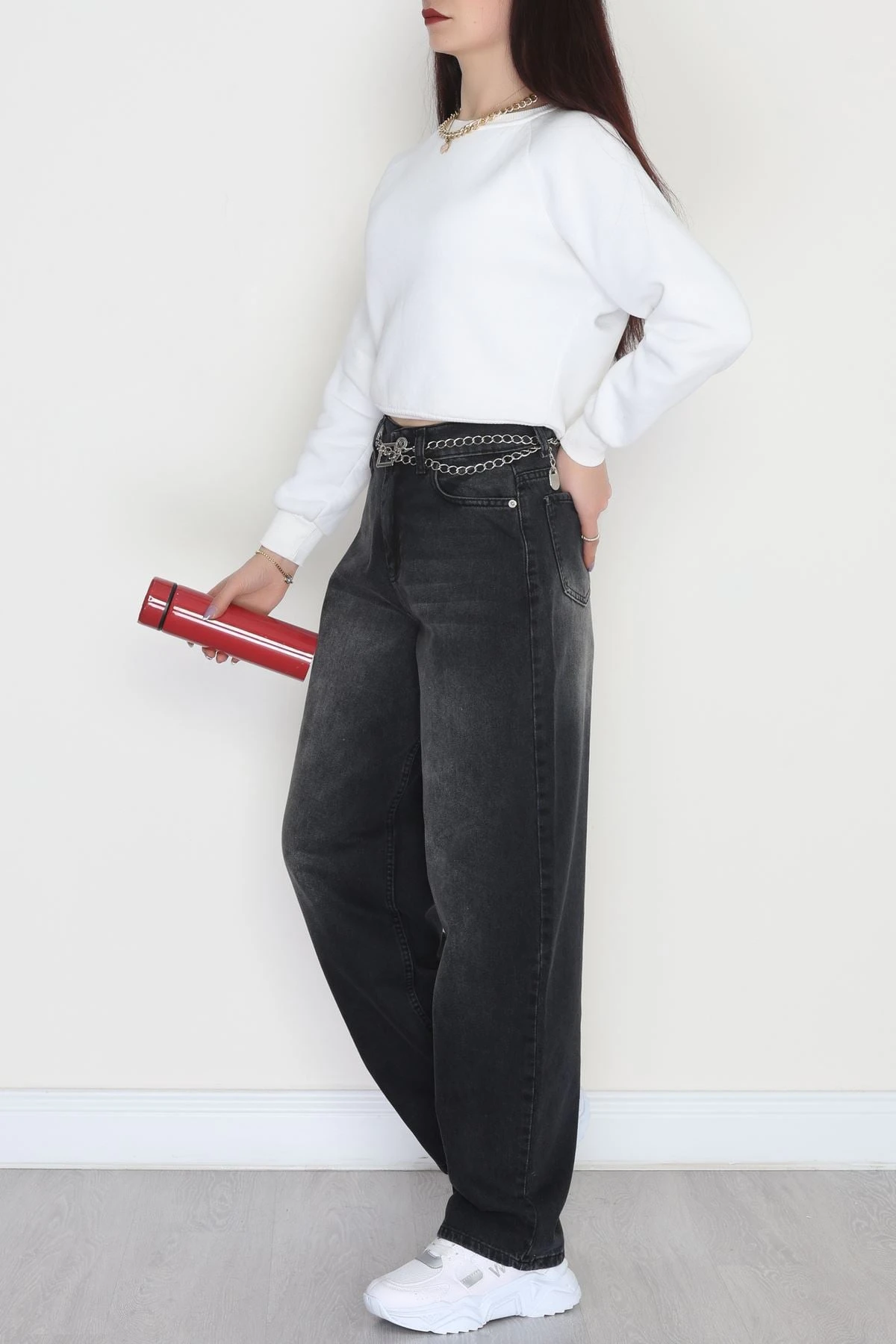 Baggy Kot Pantolon Koyufüme - 31536.2088.