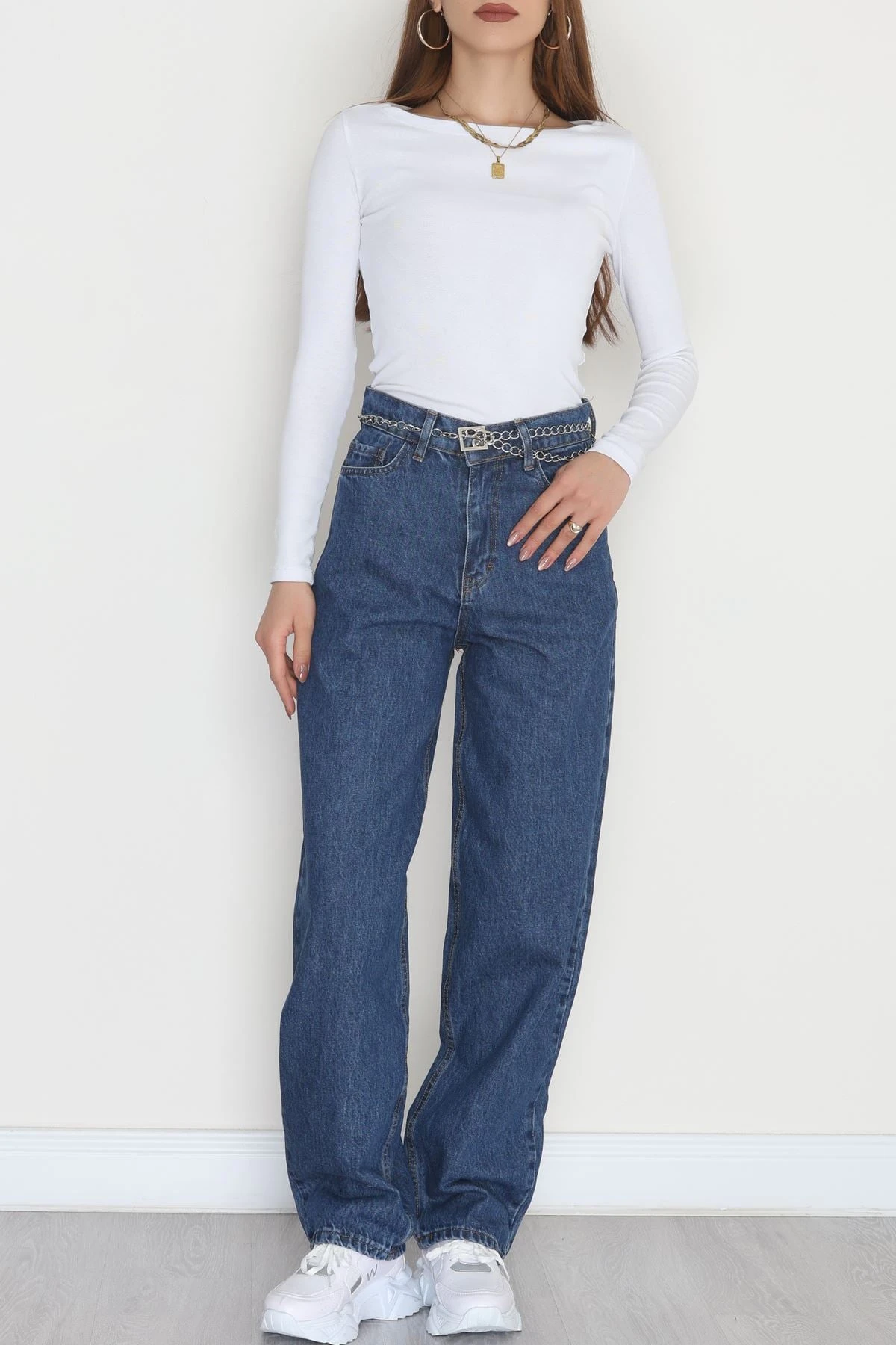 Baggy Kot Pantolon Mavi1 - 31536.2088.