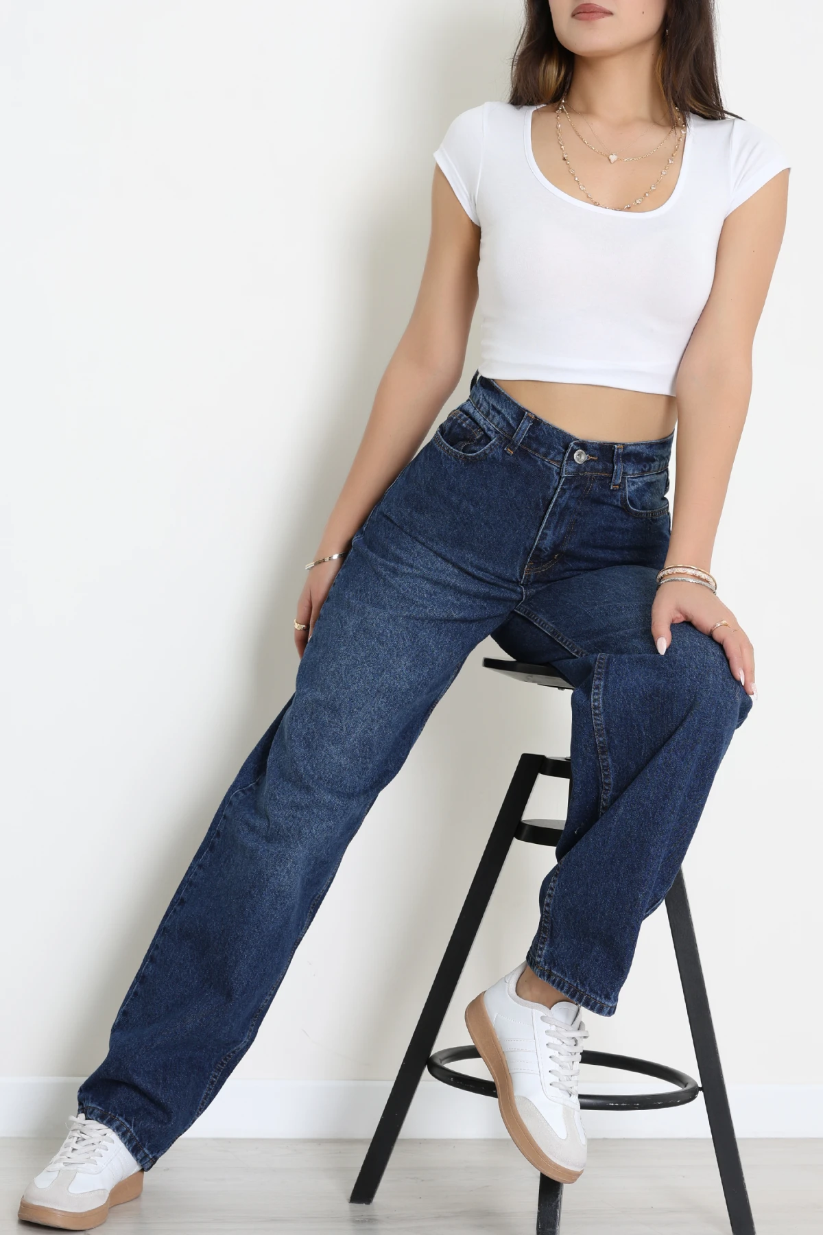 Baggy Kot Pantolon Mavi - 31536.2088.