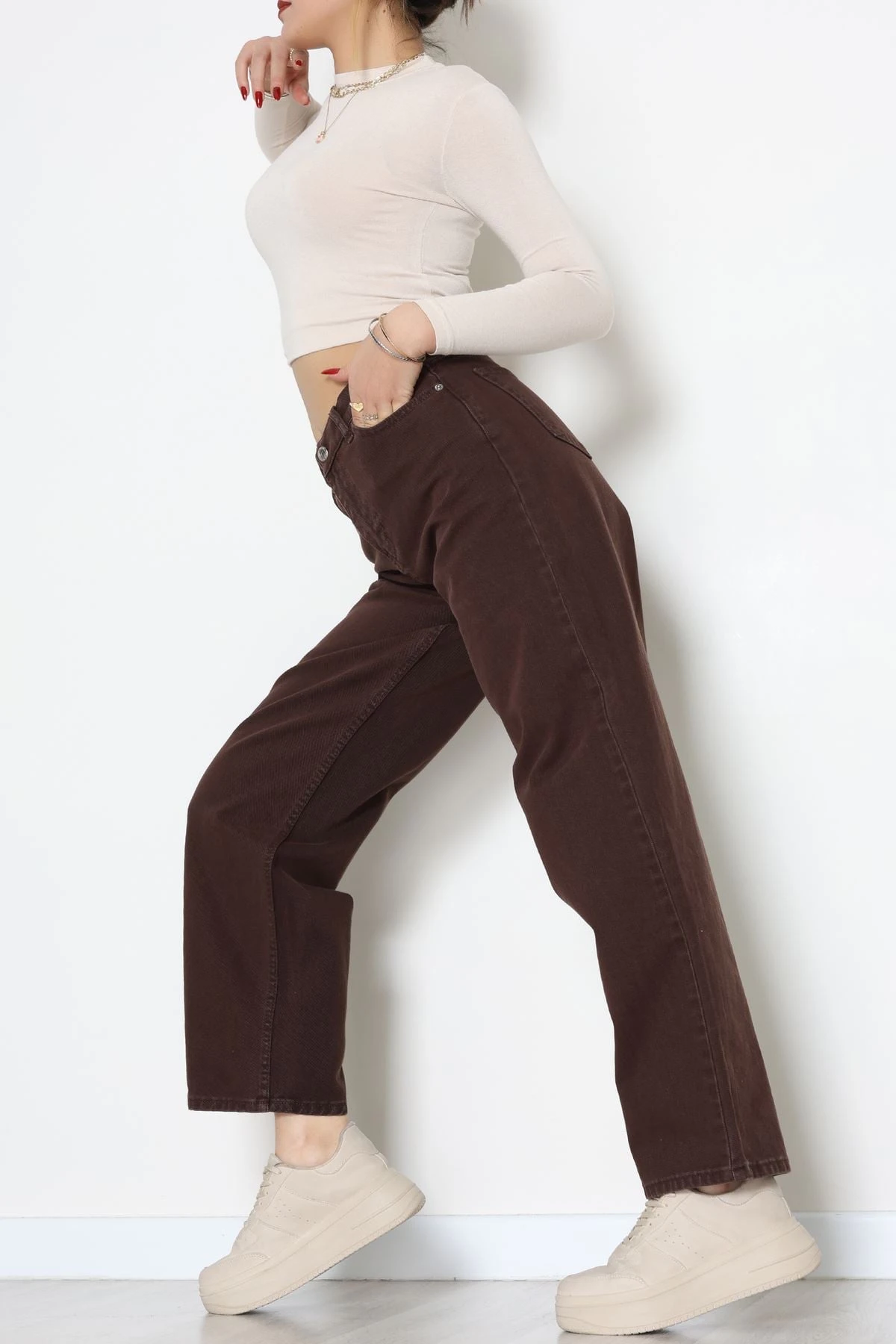 Baggy Kot Pantolon Kahve - 31536.2088.