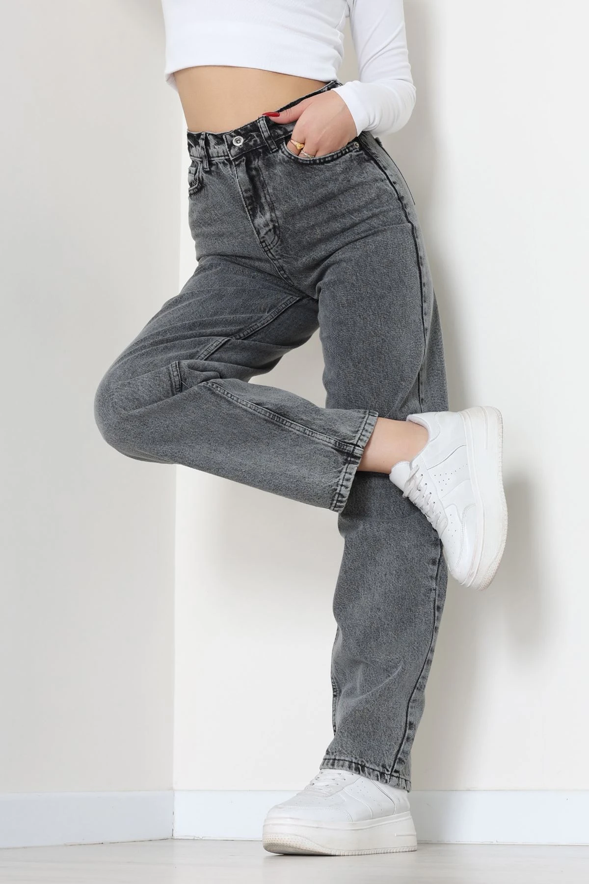 Baggy Kot Pantolon Gray - 31536.2088.