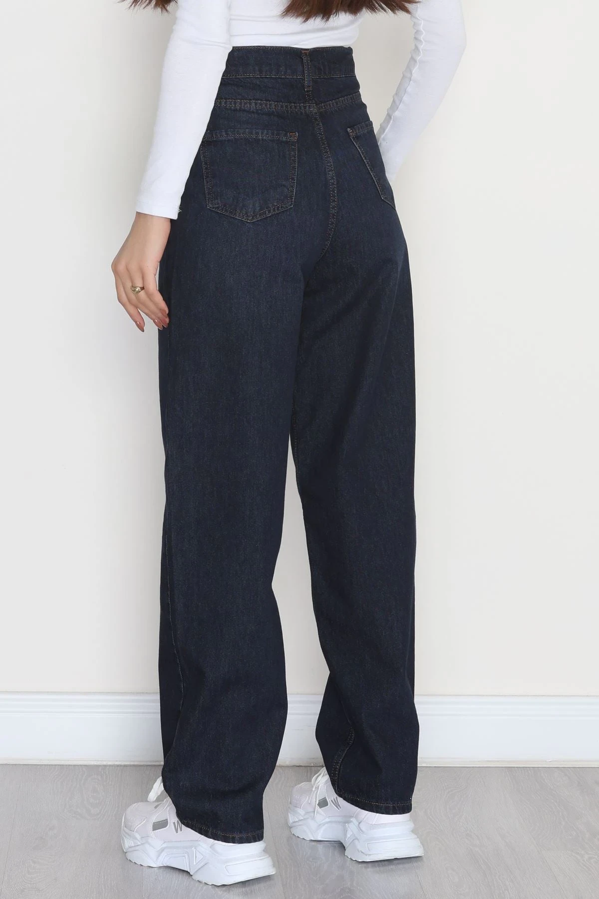 Baggy Kot Pantolon Lacivert - 31536.2088.