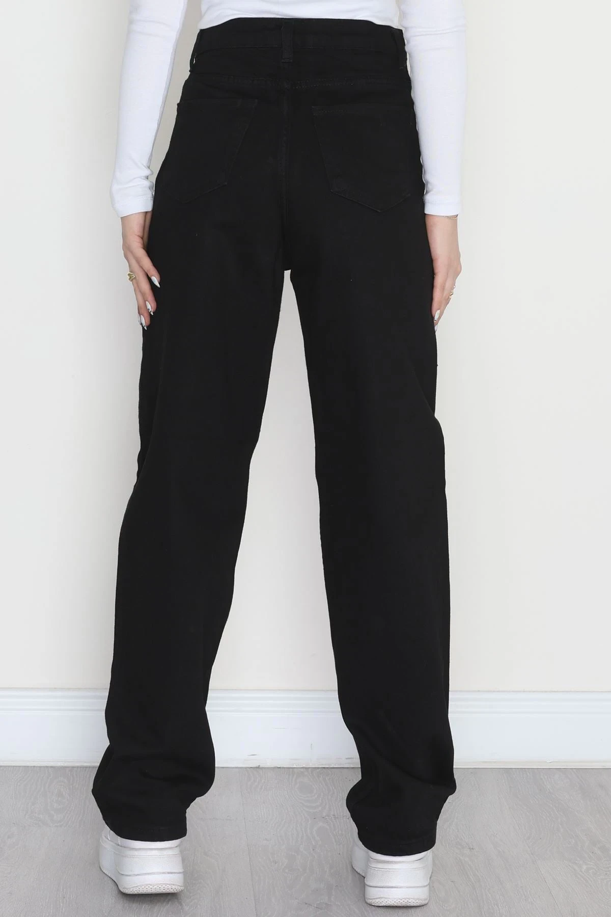 Baggy Kot Pantolon Siyah - 31536.2088.