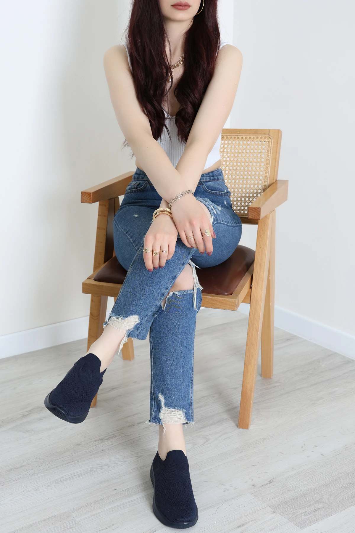 Günlük Spor Ayakkabı Lacivert - 32390.2082.