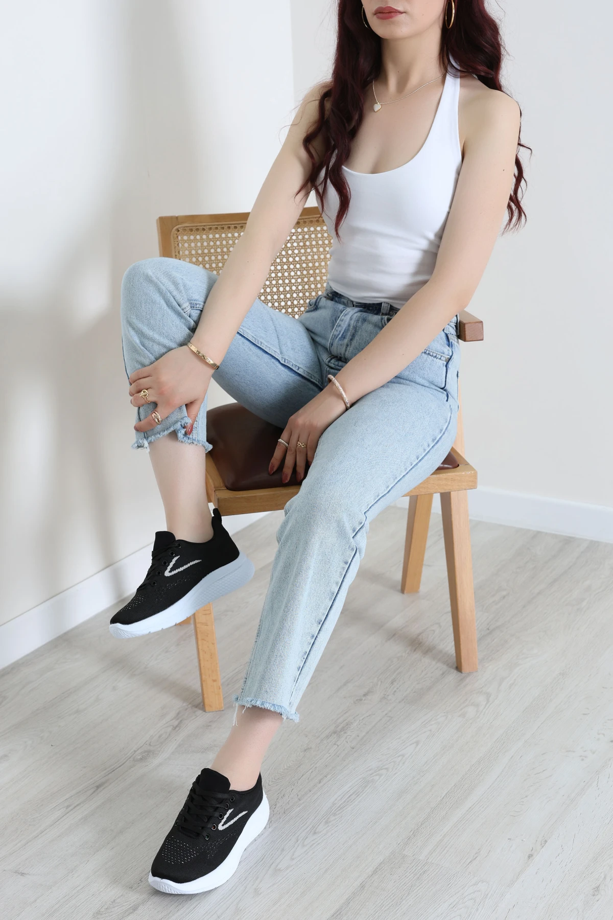 Günlük Spor Ayakkabı Siyahbeyaz - 32486.2082.