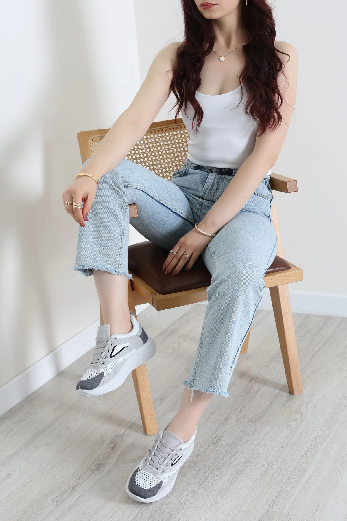 Günlük Spor Ayakkabı Gri - 32486.2082.