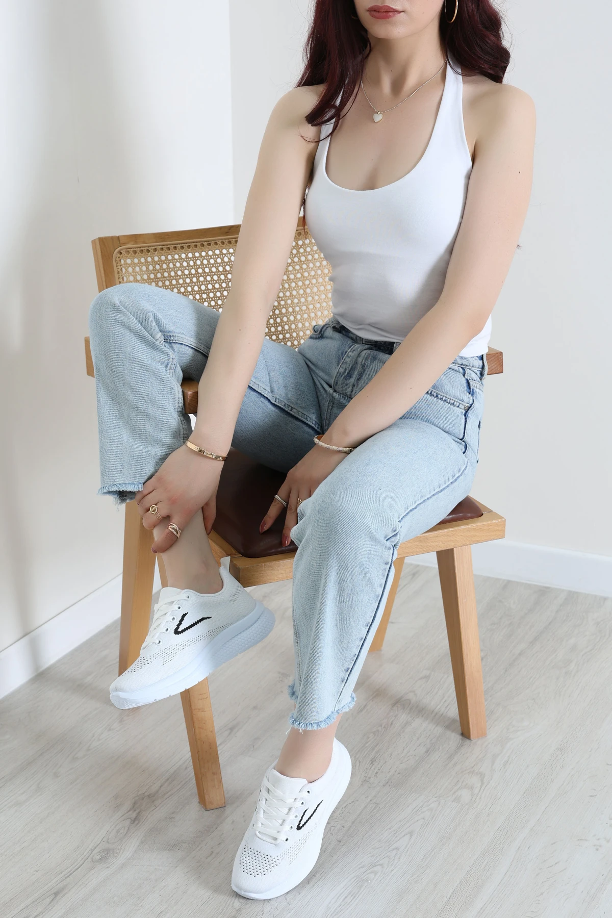 Günlük Spor Ayakkabı Beyazsiyah - 32486.2082.