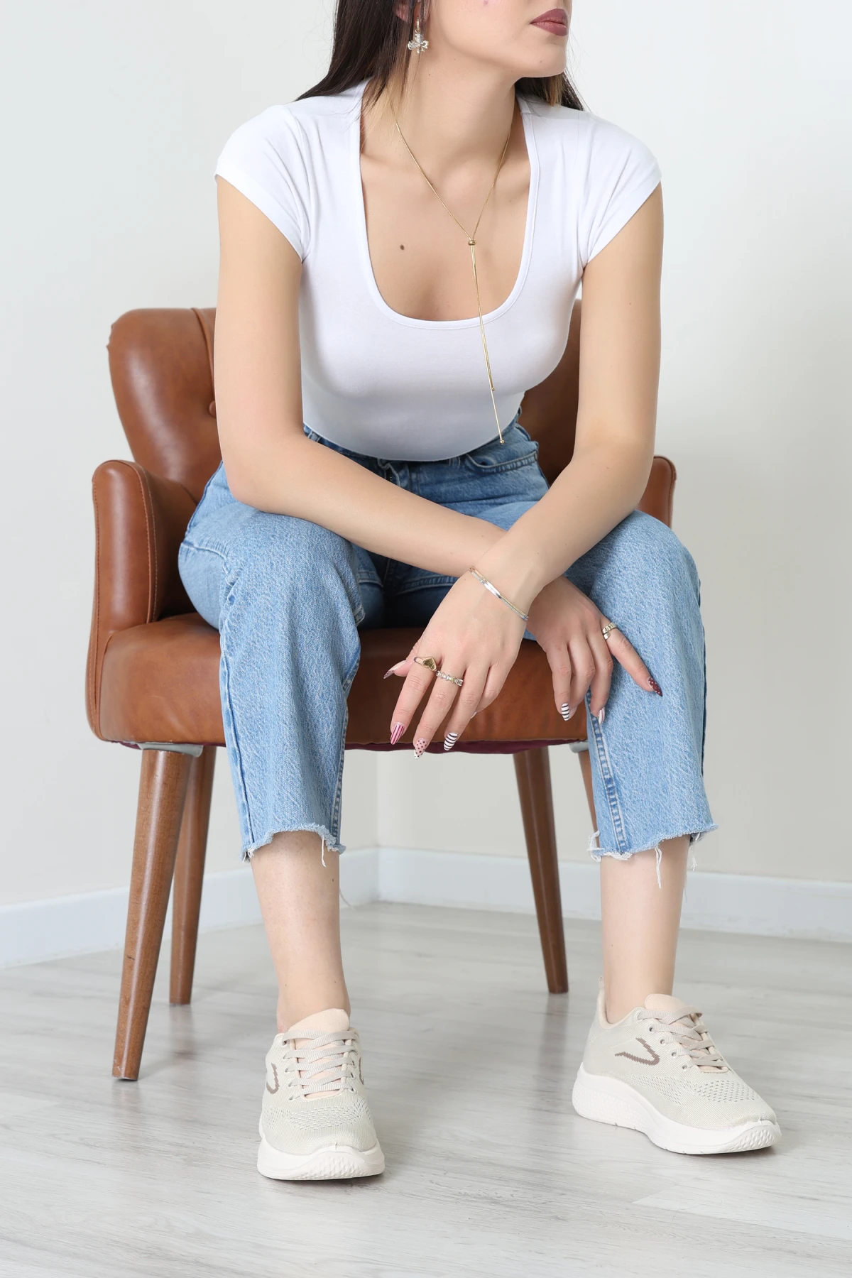 Günlük Spor Ayakkabı Bej - 32486.2082.