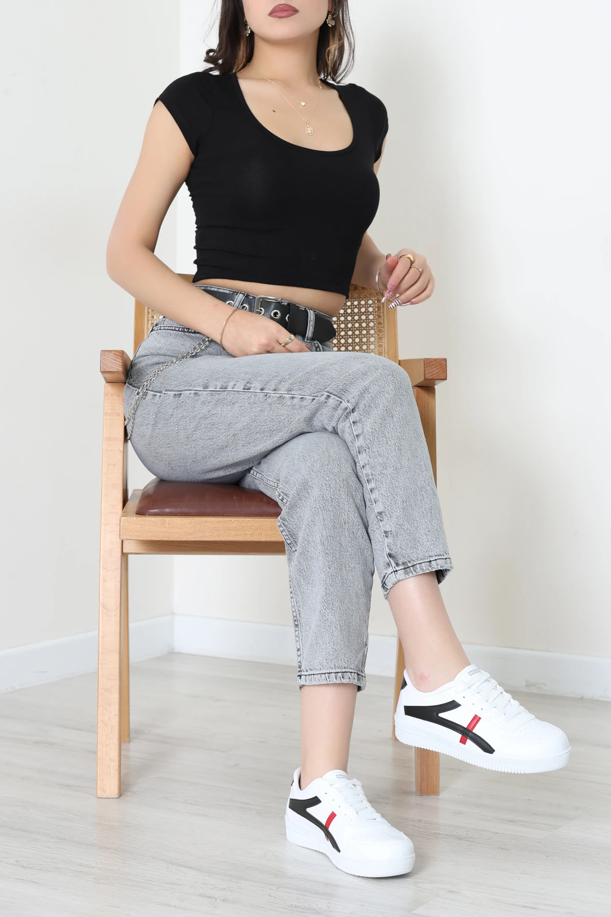 Günlük Spor Ayakkabı Beyazsiyah - 40133.264.