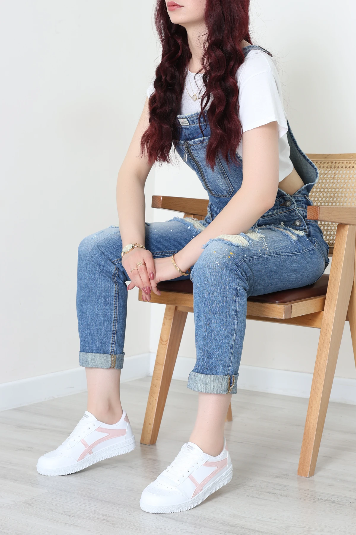 Günlük Spor Ayakkabı Beyazpudra - 40133.264.